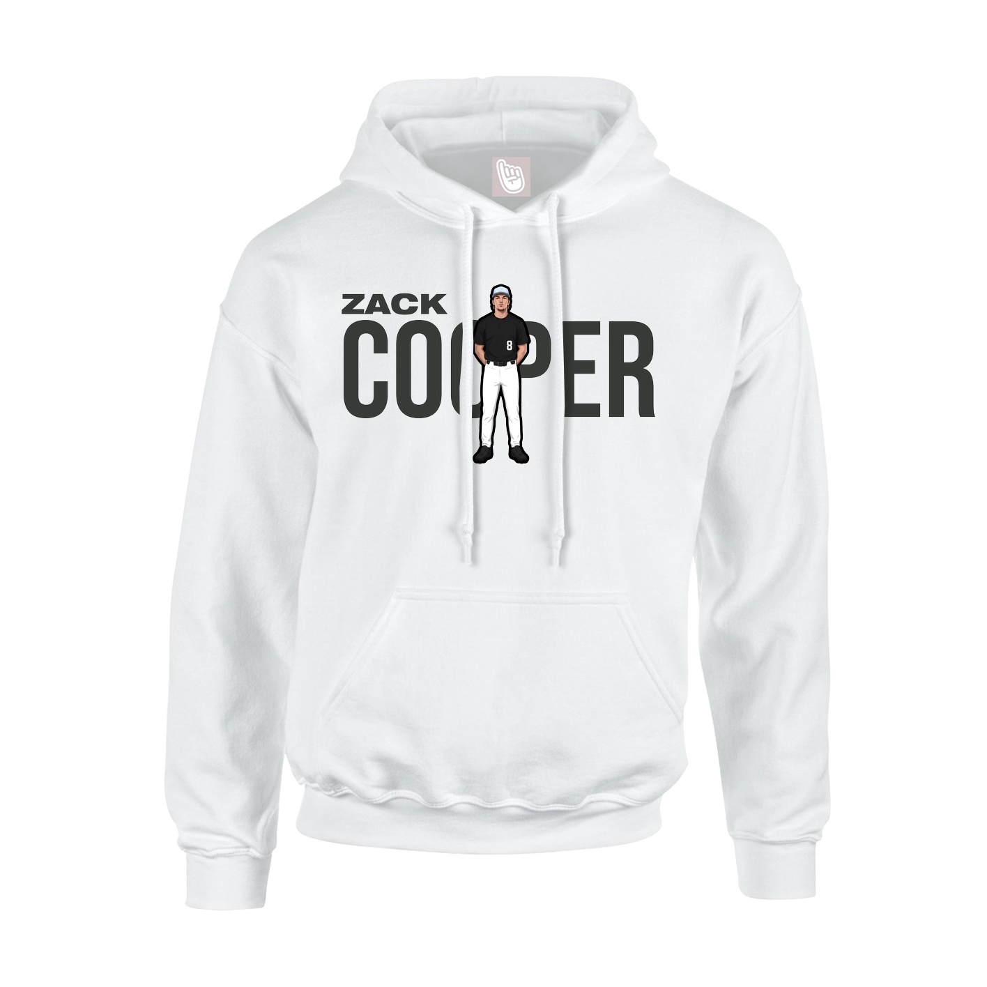 Hoodie — Player Name in White