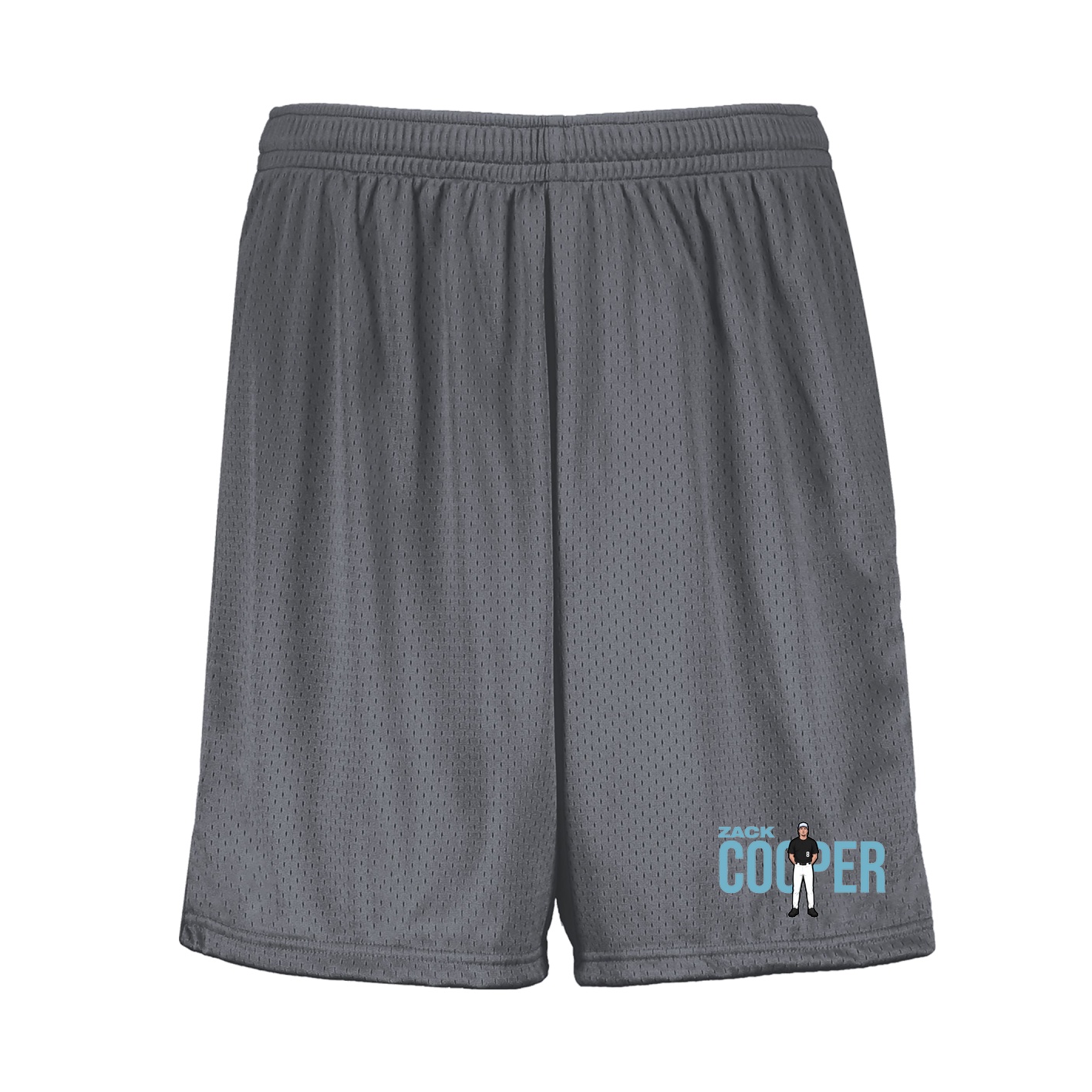 Shorts — Player Name in Grey