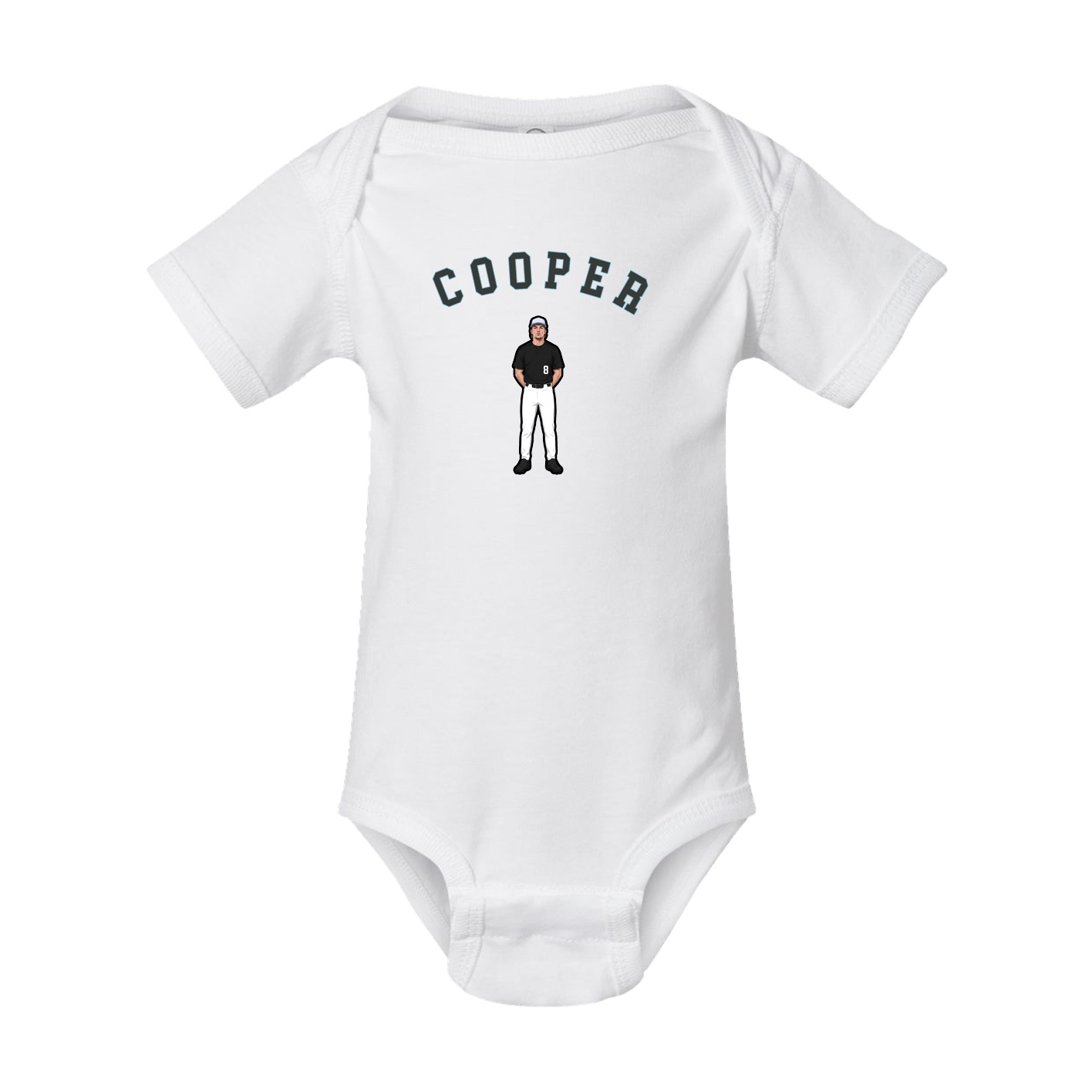 Baby Onesie — Shirsey Arch in White