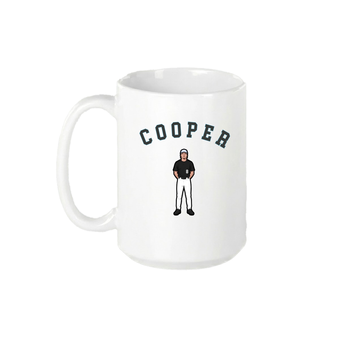 15oz Coffee Mug — Shirsey Arch in White