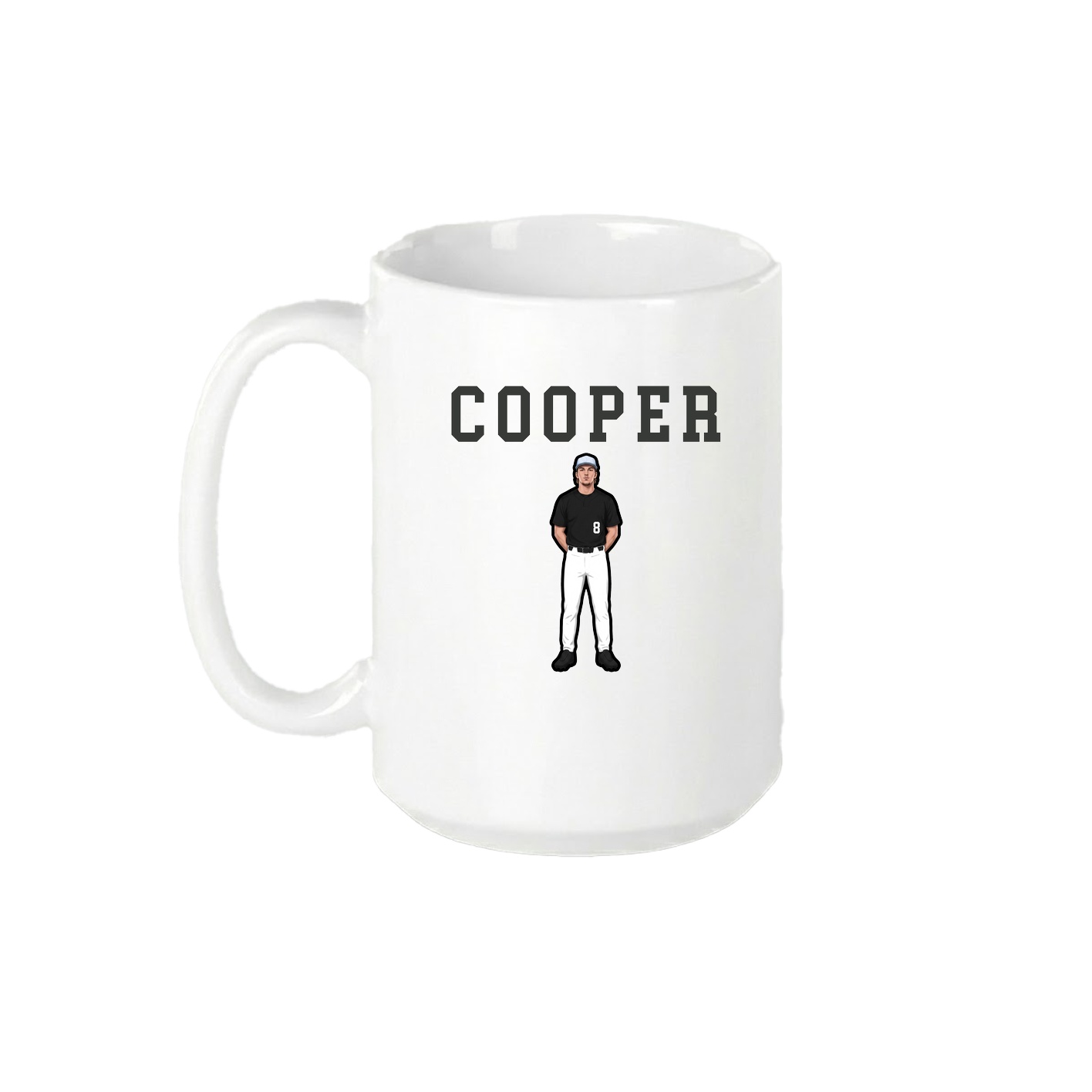 15oz Coffee Mug — Shirsey in White