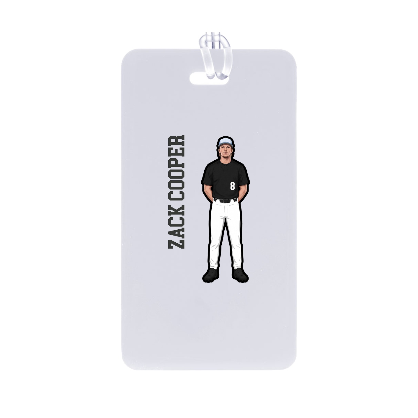 Bag Tag — Name Vertical in Classic