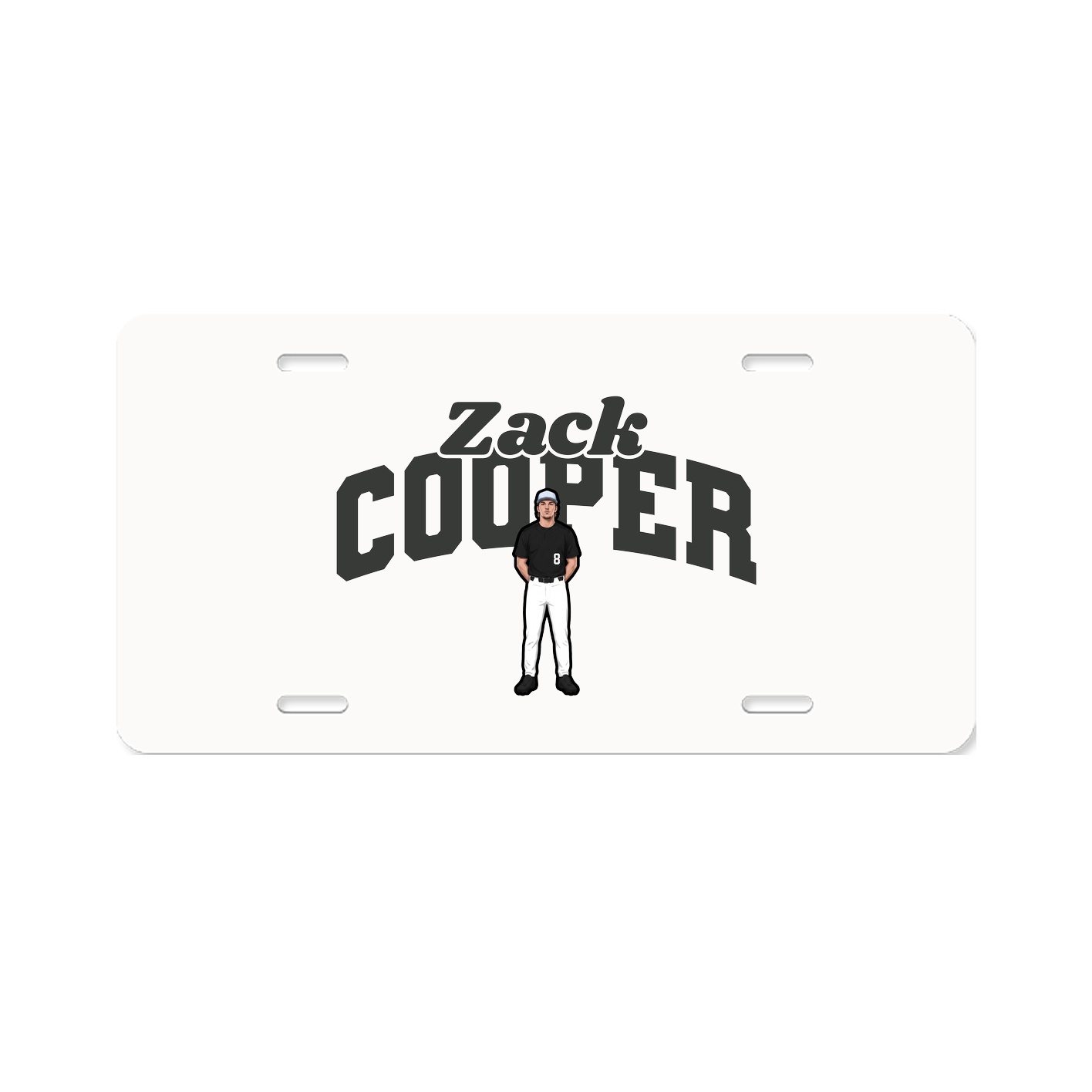 License Plate — Signature Arch in Classic