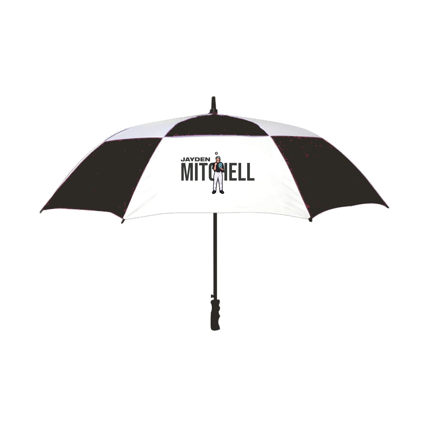 Golf Umbrella — Player Name in Black