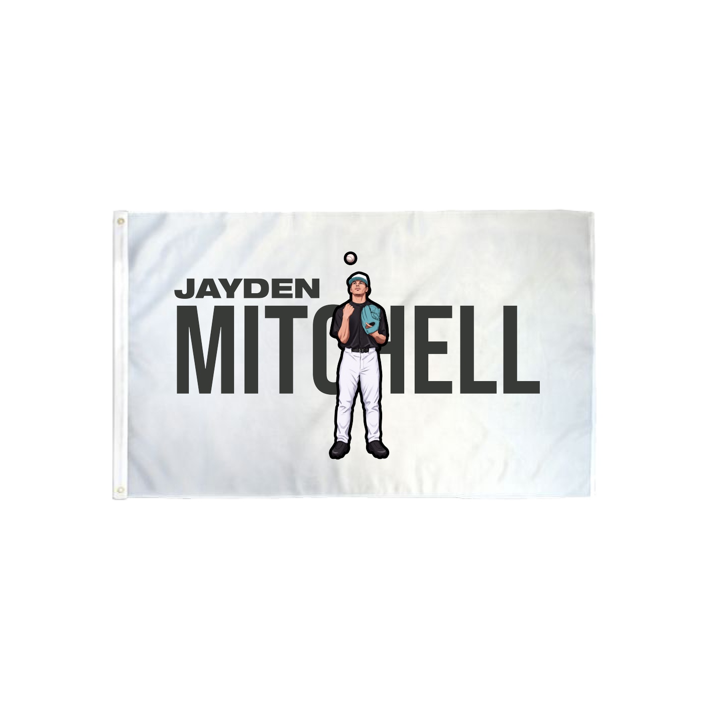 3x5 Flag — Player Name in Classic