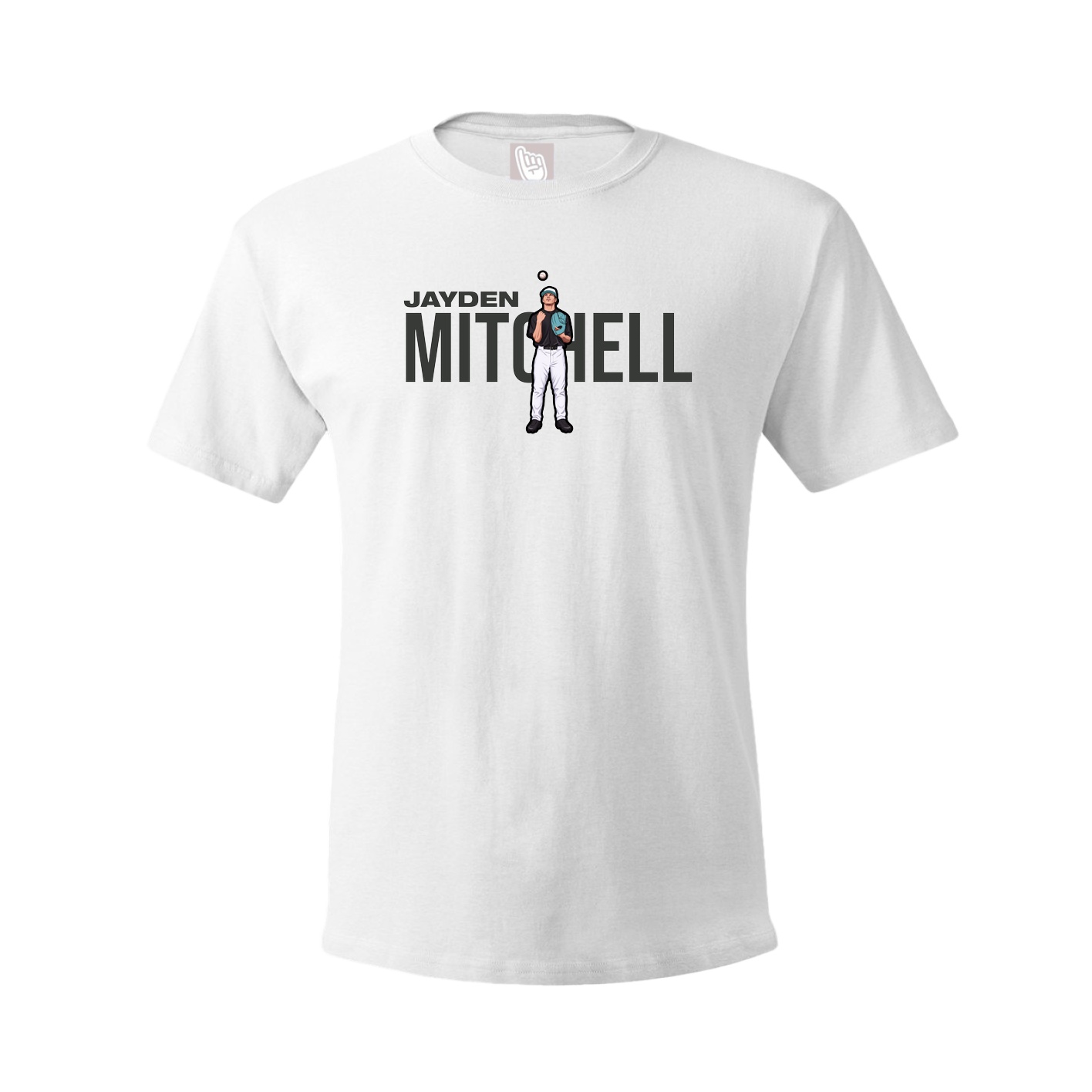 Youth Tee — Player Name in White