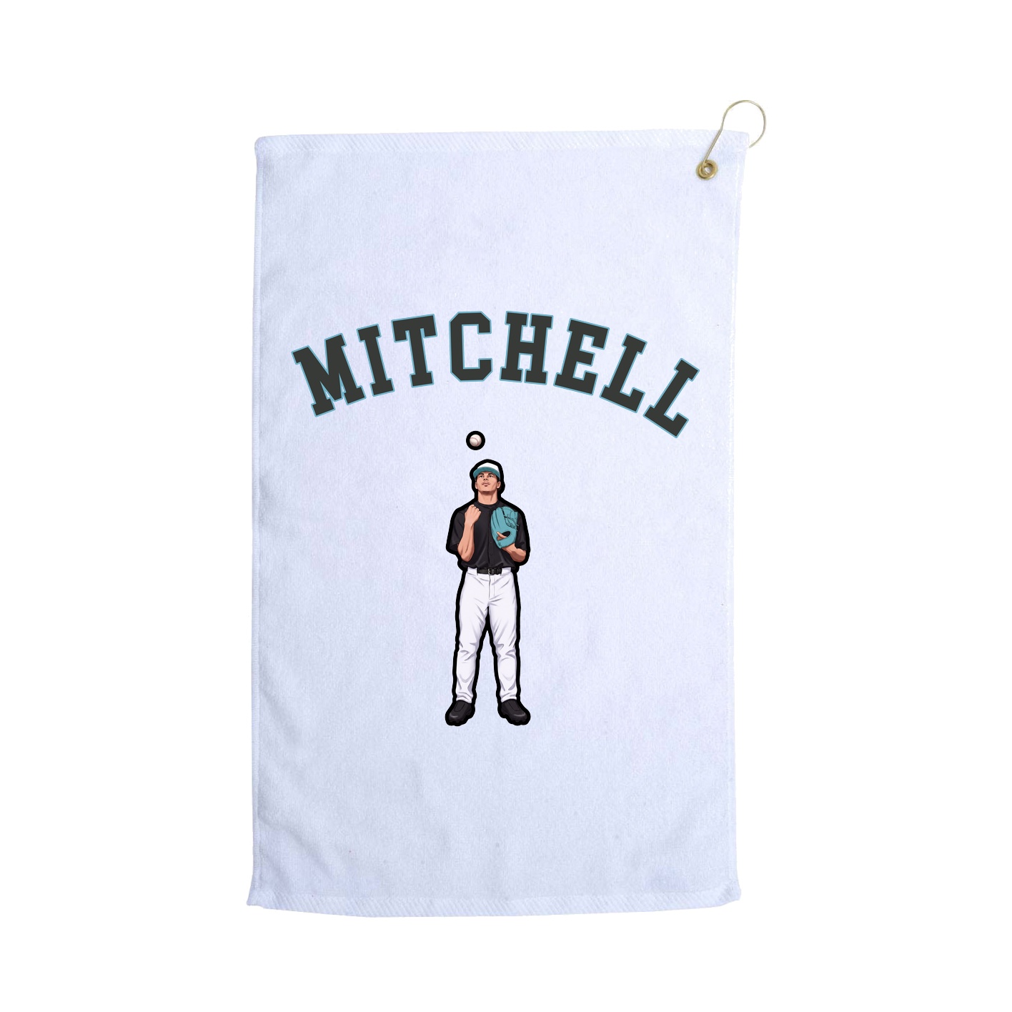 Golf Towel — Shirsey Arch in White