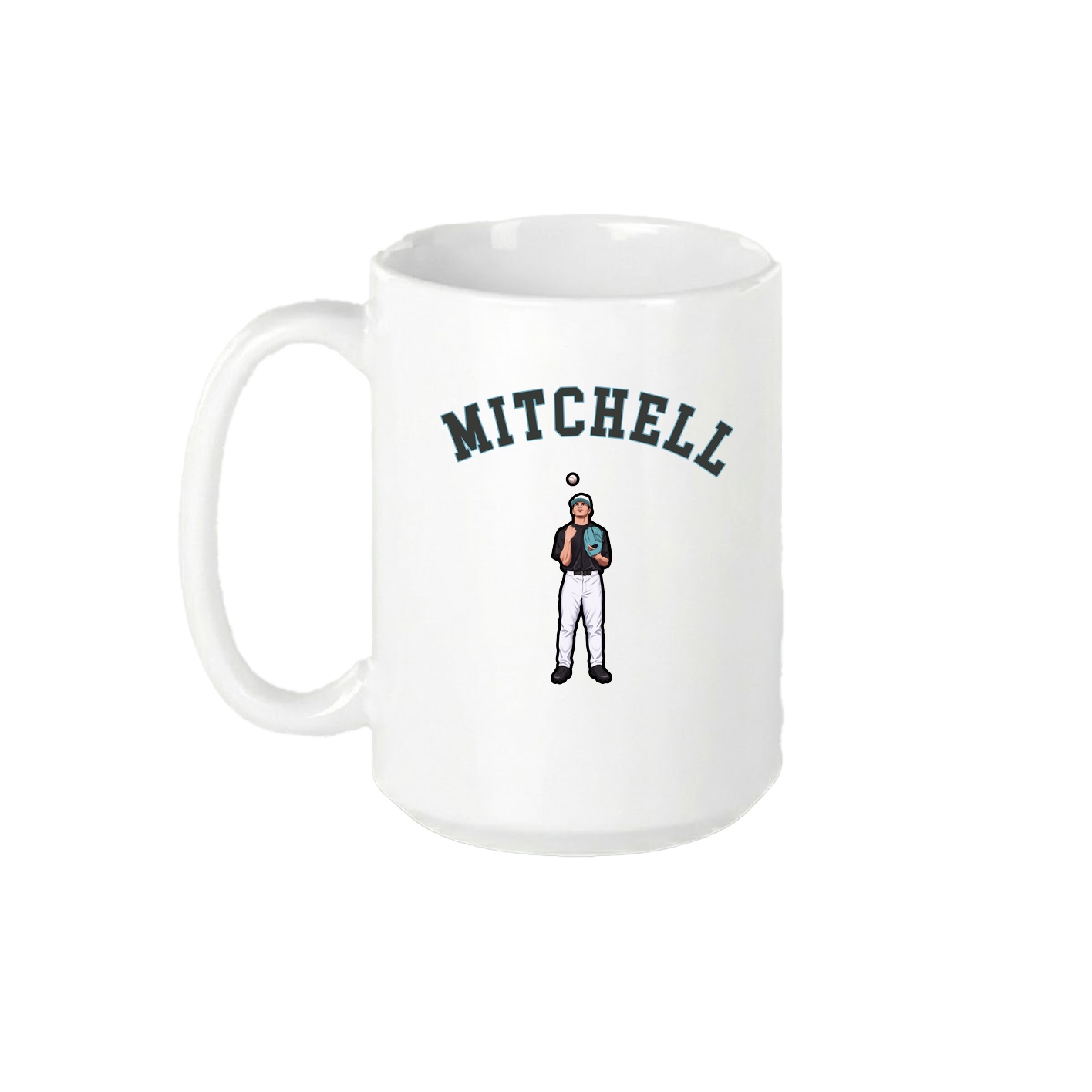 15oz Coffee Mug — Shirsey Arch in White