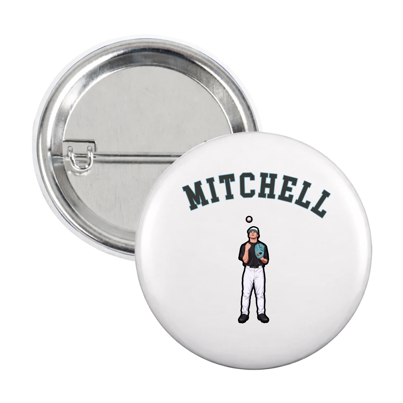 Game Day Button — Shirsey Arch in White