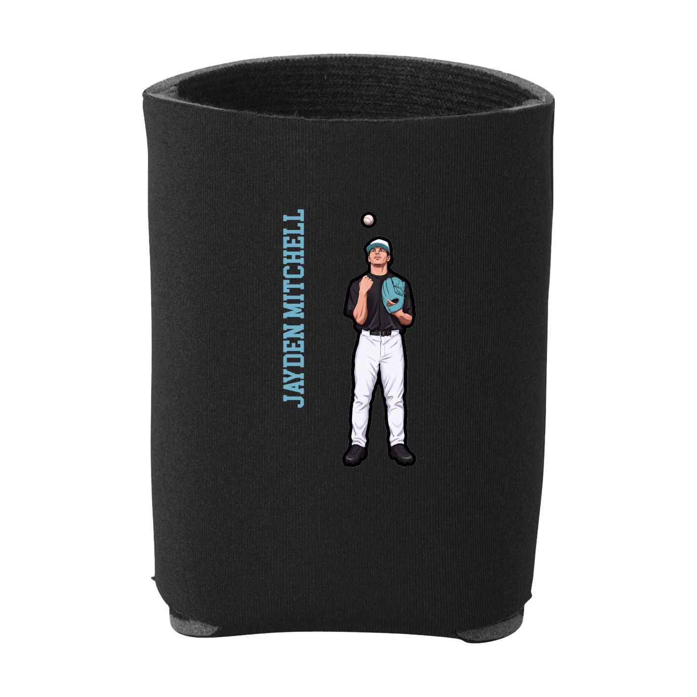 Can Holder — Name Vertical in Black