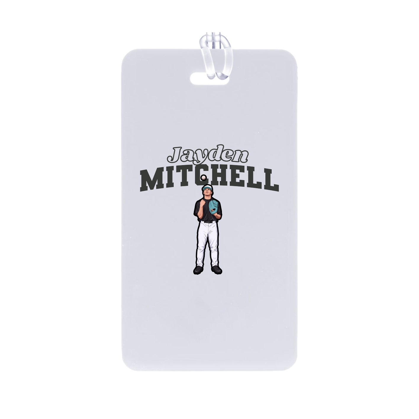 Bag Tag — Name Arch in Classic