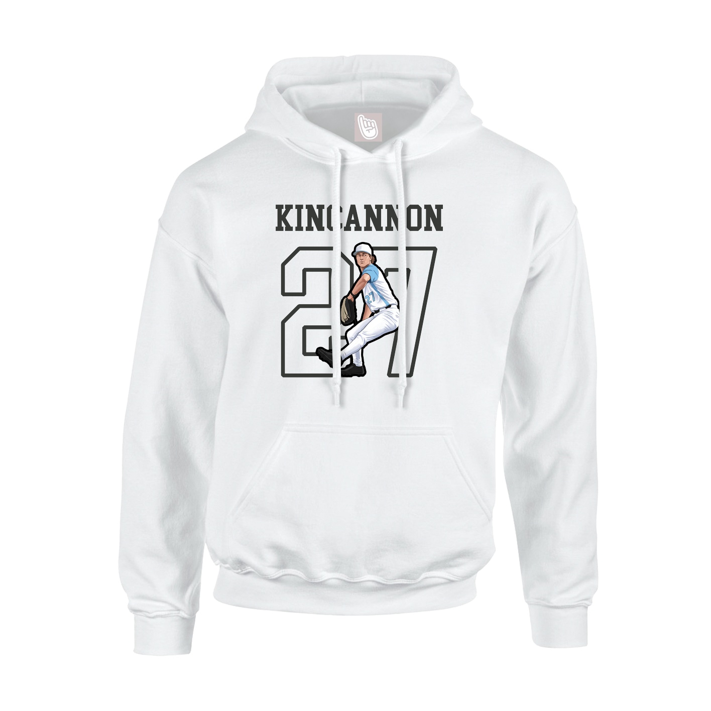 Hoodie — Shirsey in White