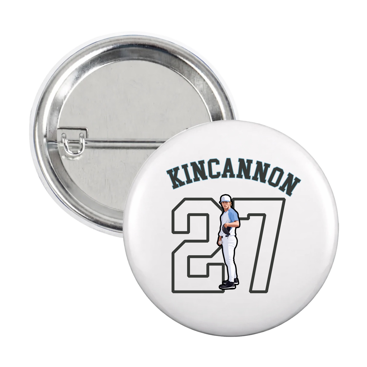 Game Day Button — Shirsey Arch in White