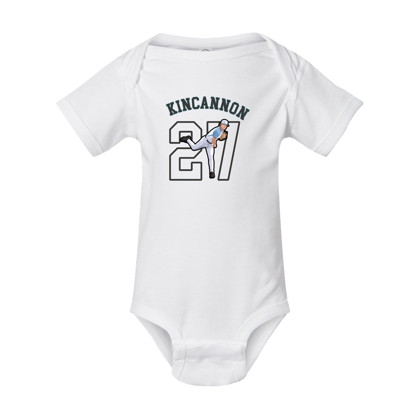 Baby Onesie — Shirsey Arch in White