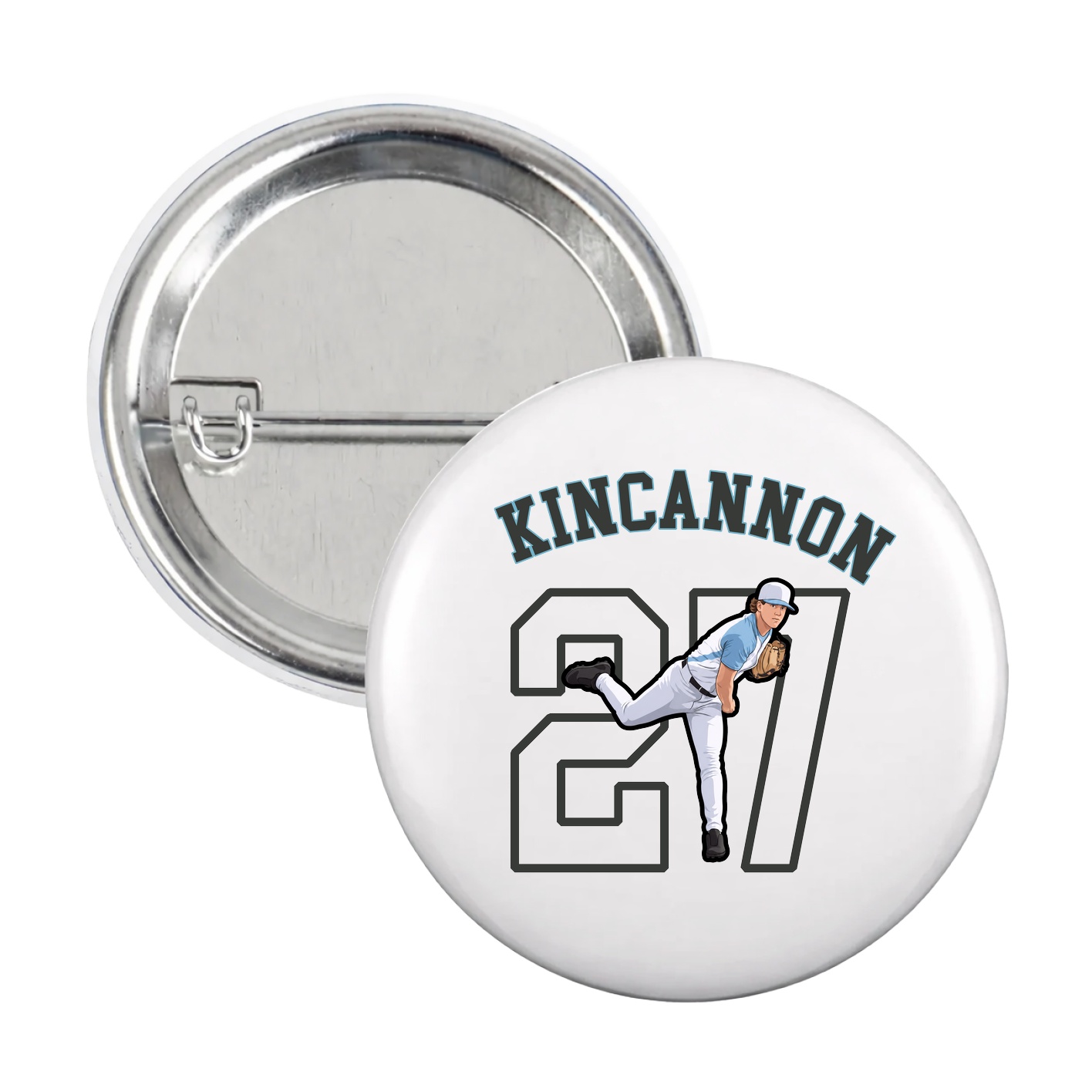 Game Day Button — Shirsey Arch in White