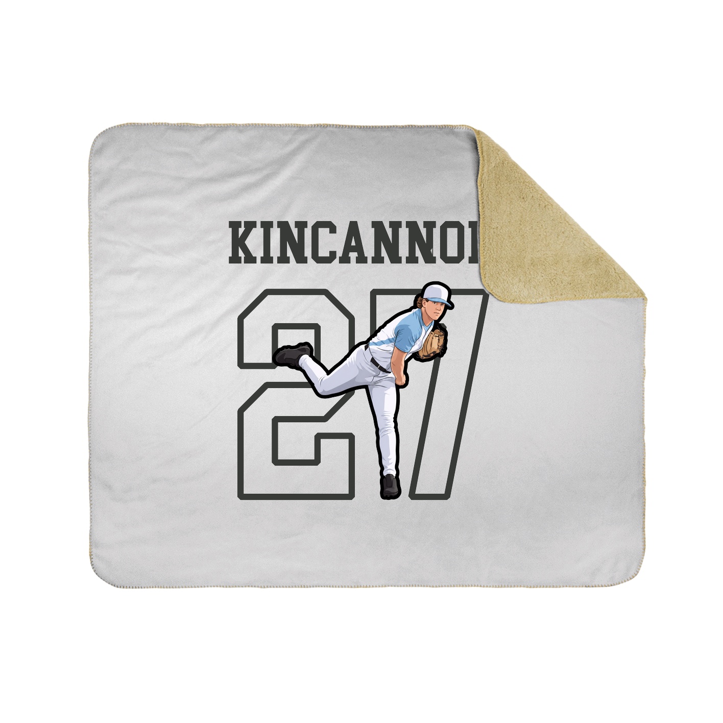 Throw Blanket — Shirsey in White