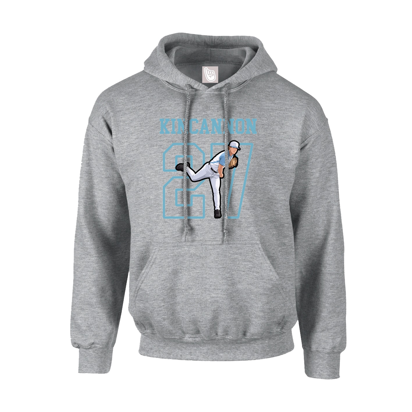 Hoodie — Shirsey in Grey