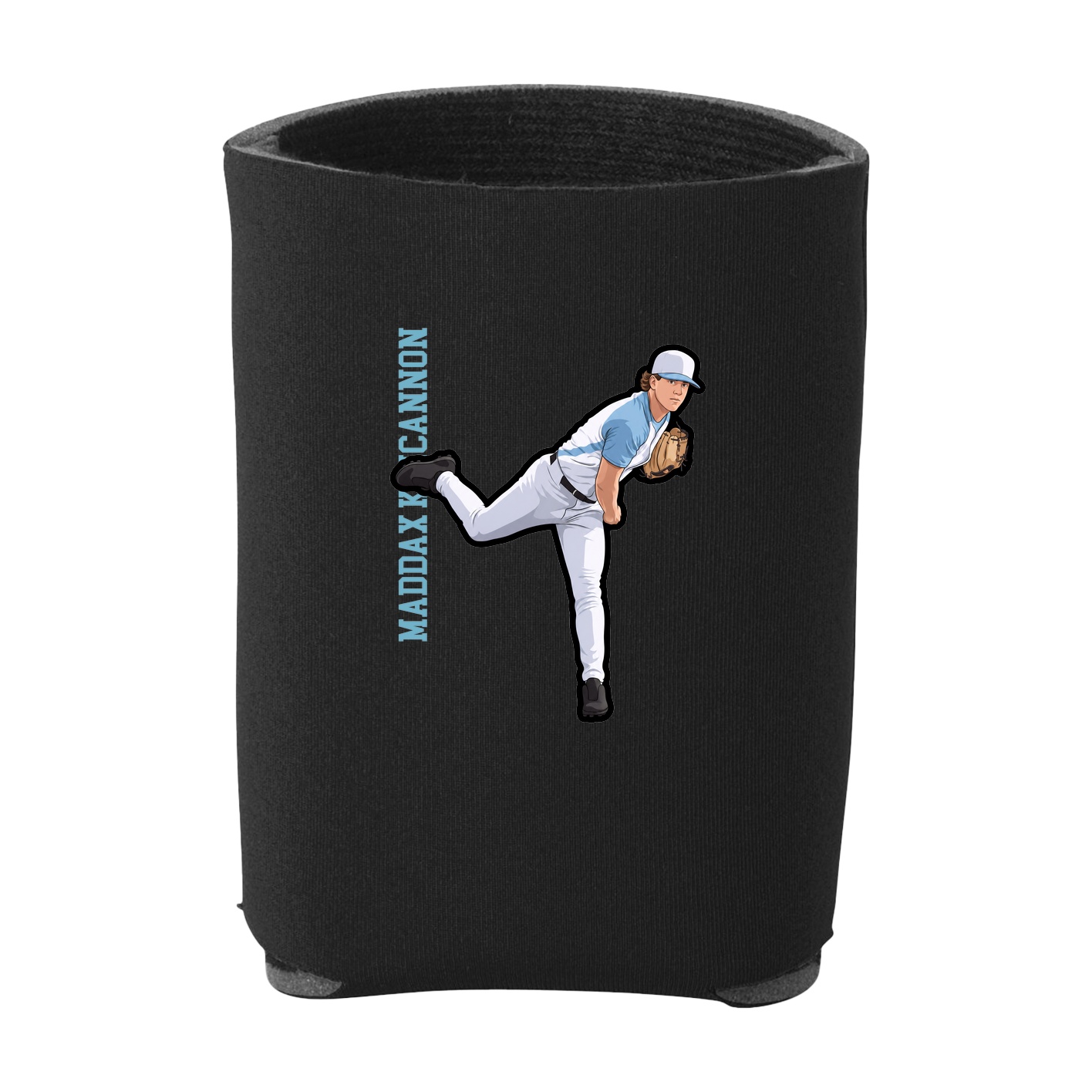 Can Holder — Name Vertical in Black