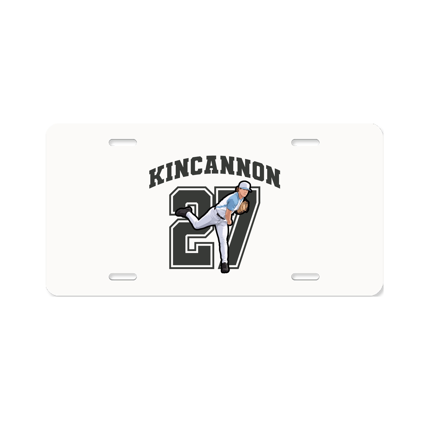 License Plate — Number in Classic