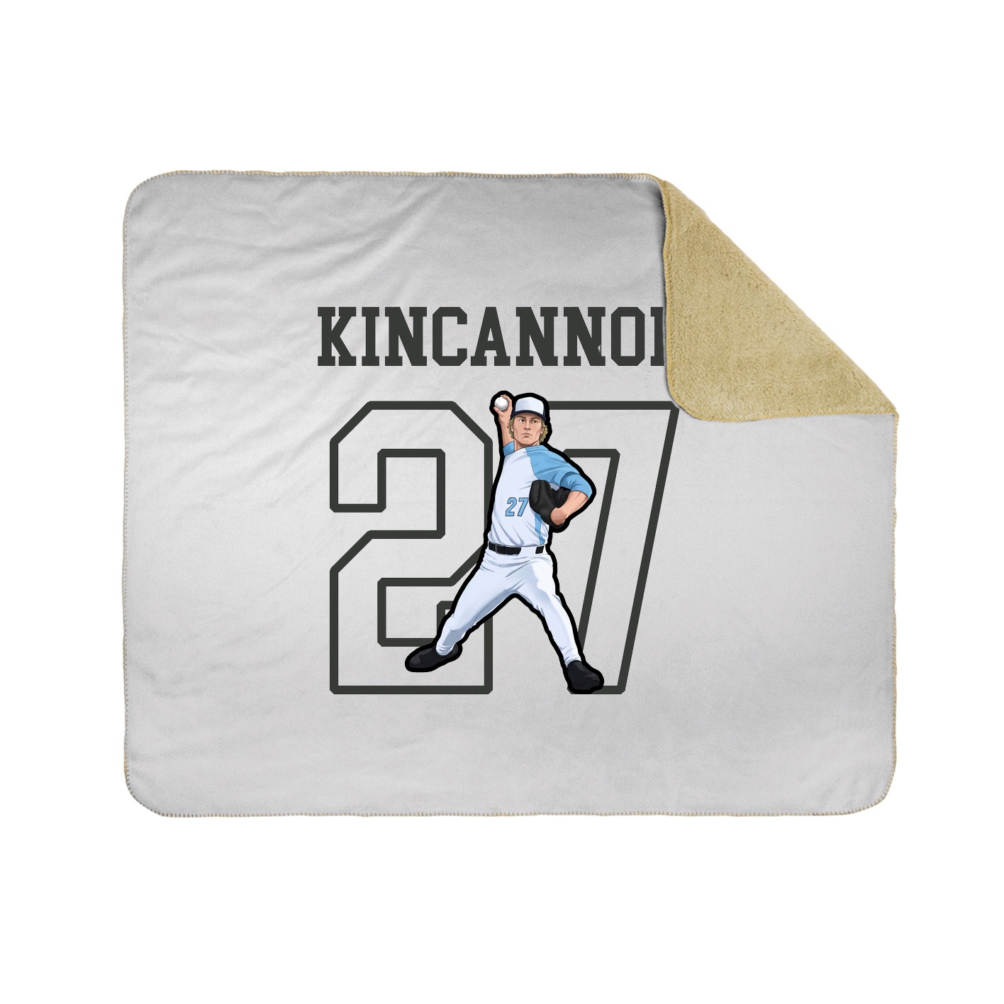 Throw Blanket — Shirsey in White