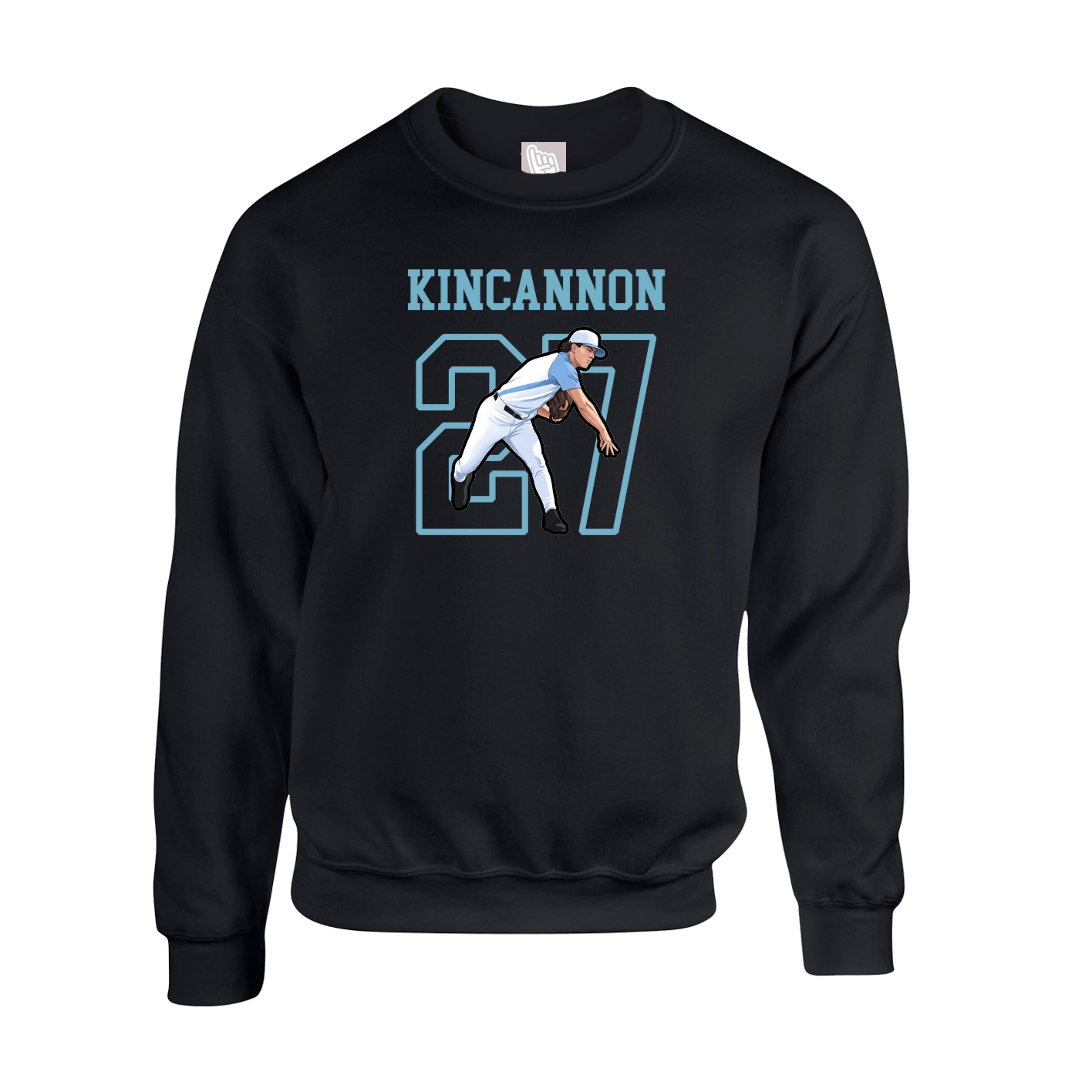 Fleece Crew — Shirsey in Black