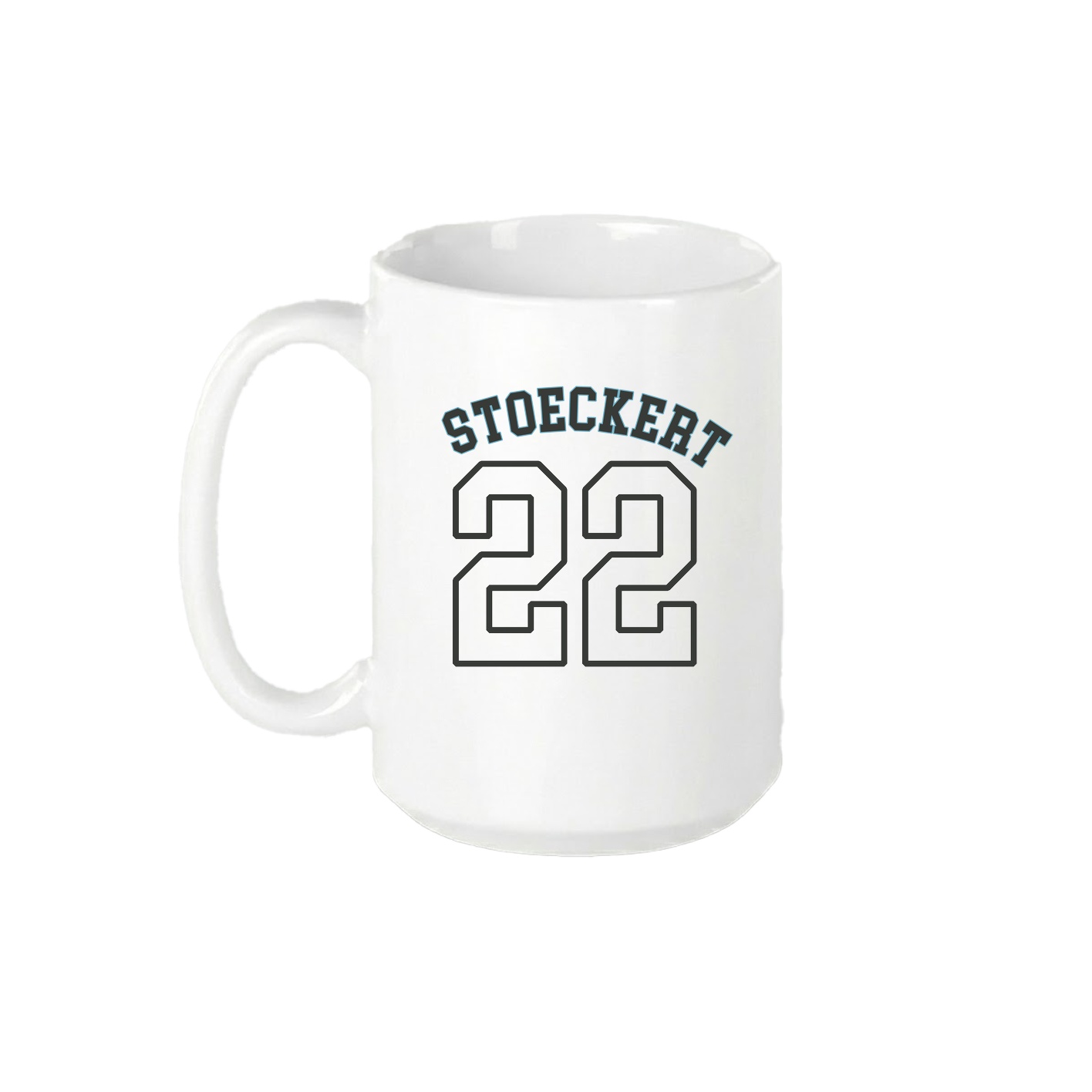 15oz Coffee Mug — Shirsey Arch in White