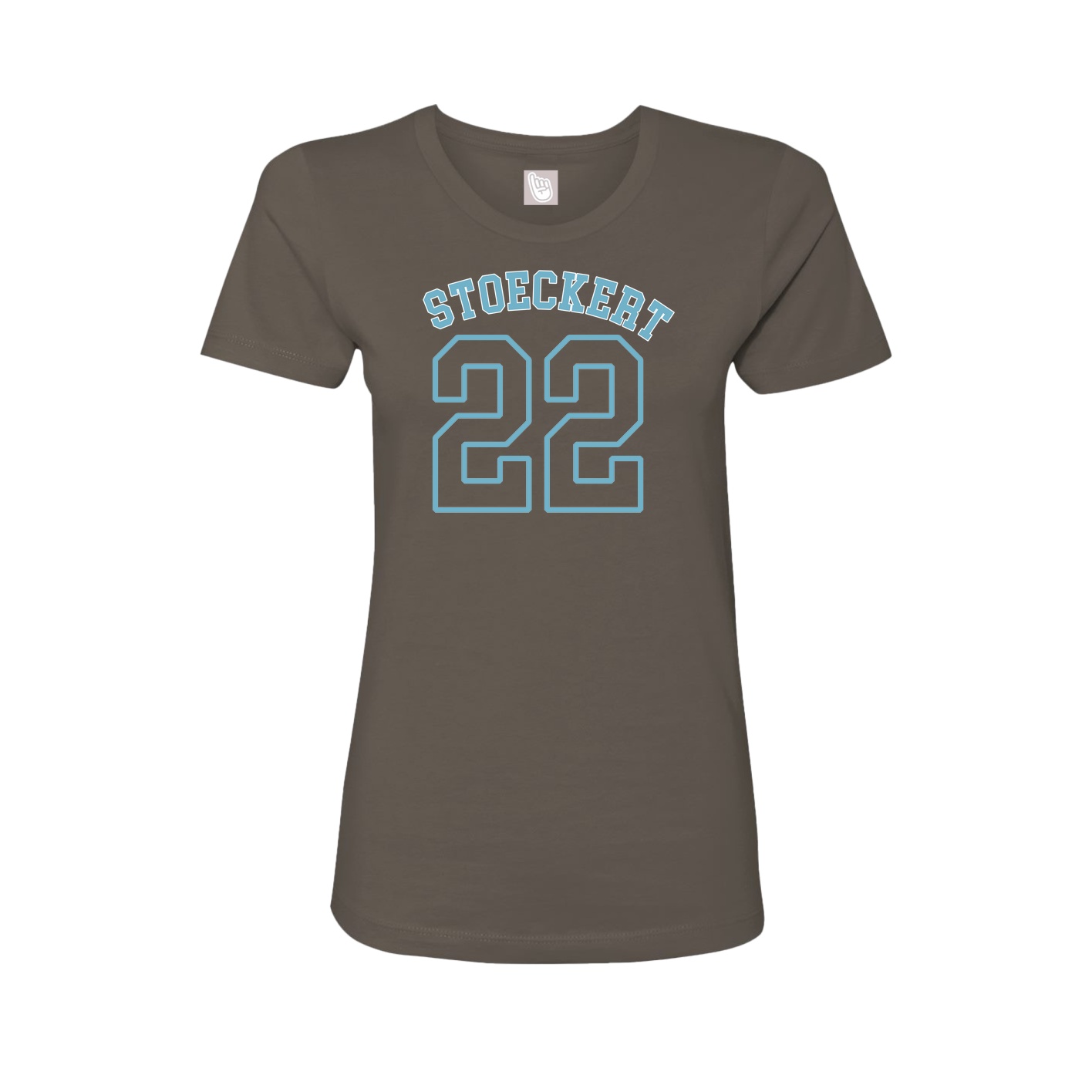 Fitted Women's Tee — Shirsey Arch in Grey
