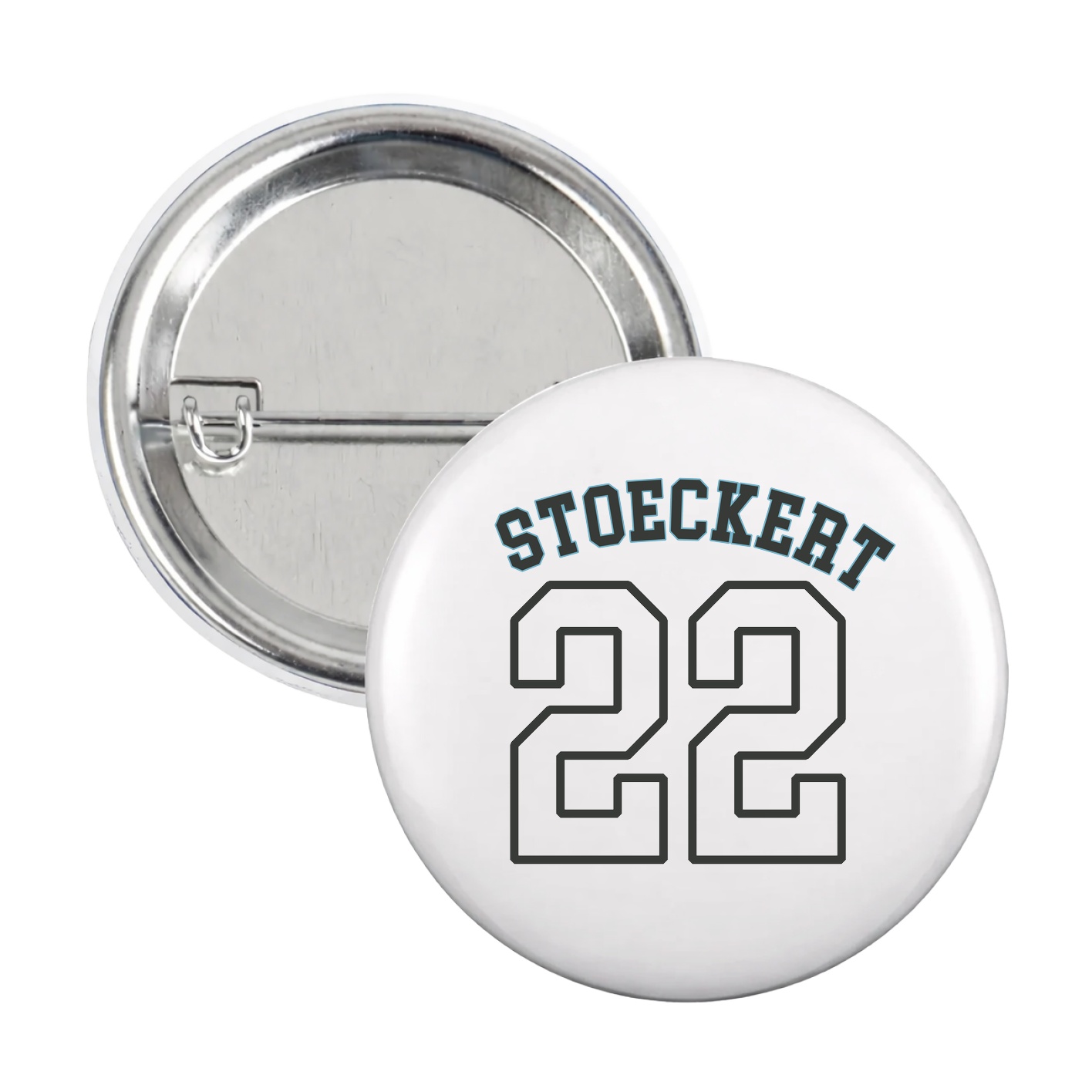 Game Day Button — Shirsey Arch in White