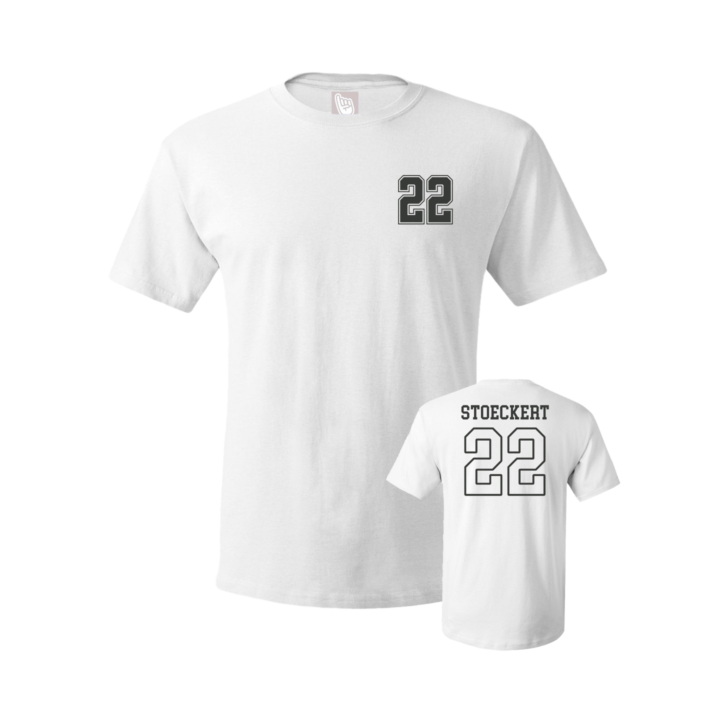Tee — Chest Back in White