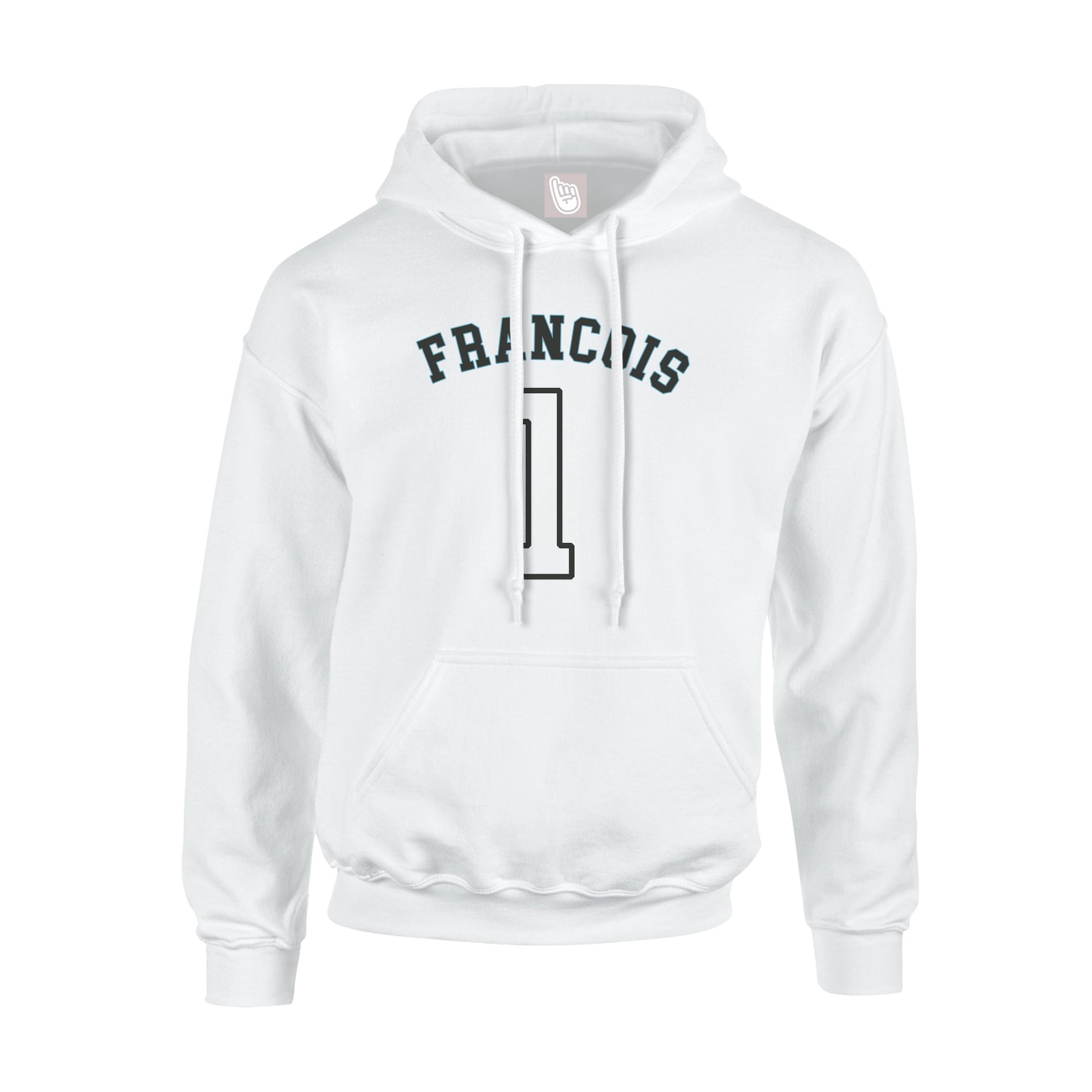 Hoodie — Shirsey Arch in White
