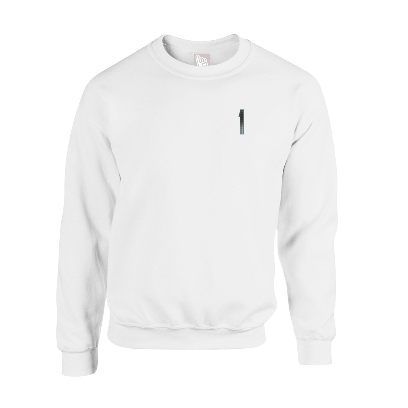 Fleece Crew — Front Shirsy in White