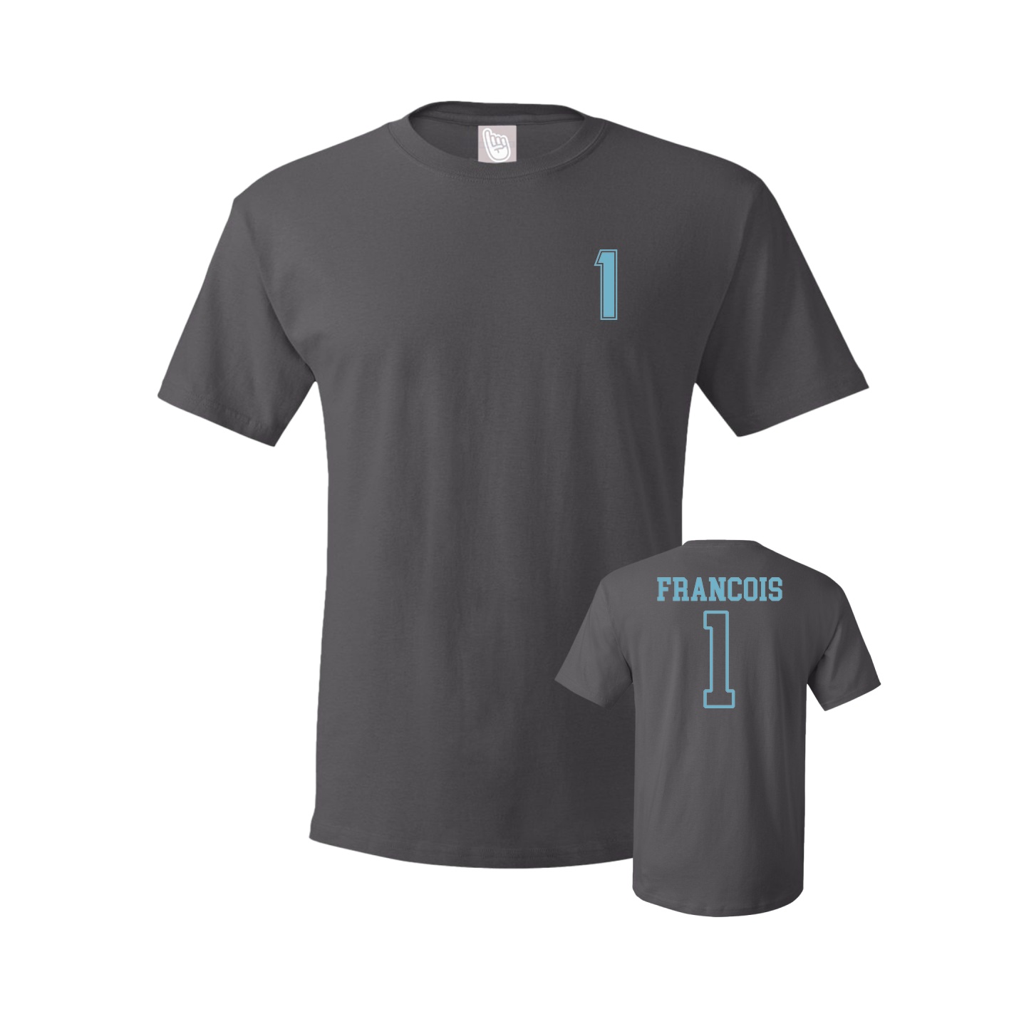 Tee — Chest Back in Grey