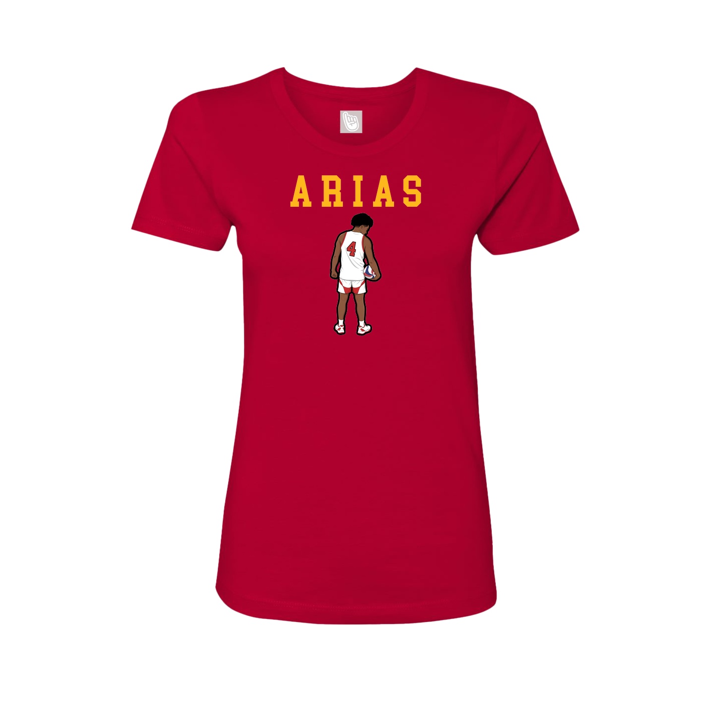 Fitted Women's Tee — Shirsey in Red