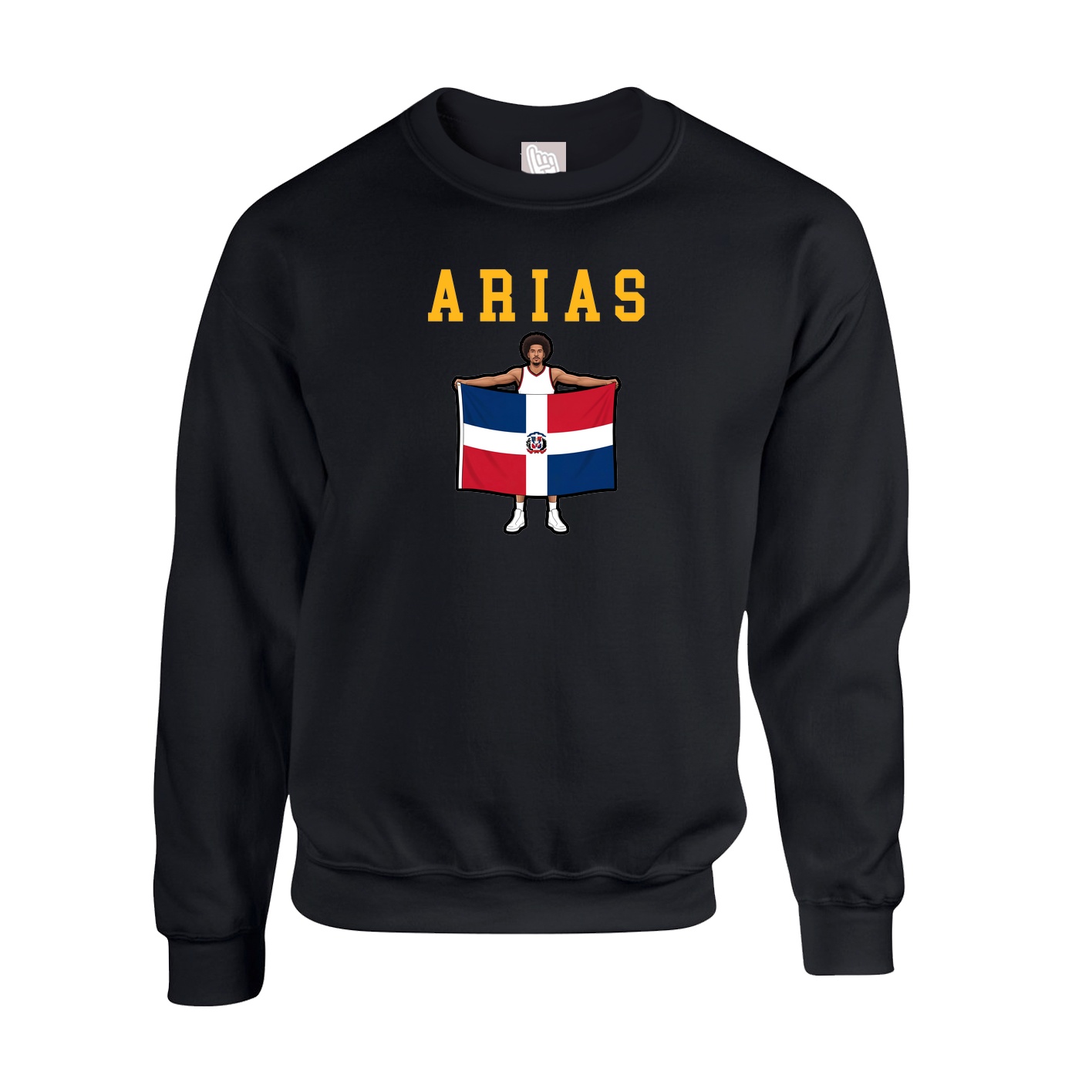 Fleece Crew — Shirsey in Black