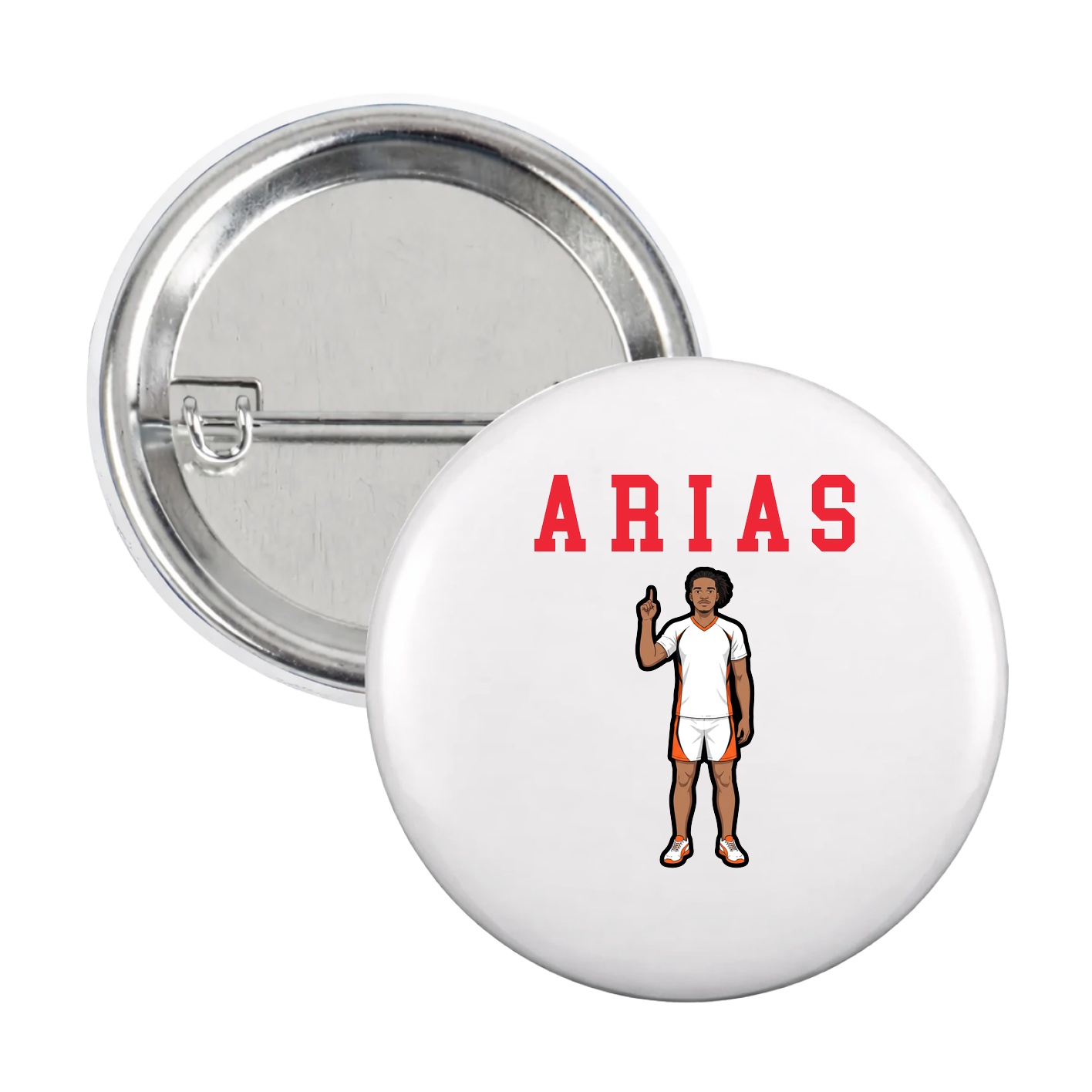 Game Day Button — Shirsey in White