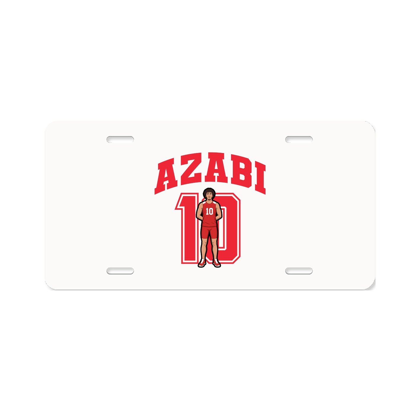 License Plate — Number in Classic