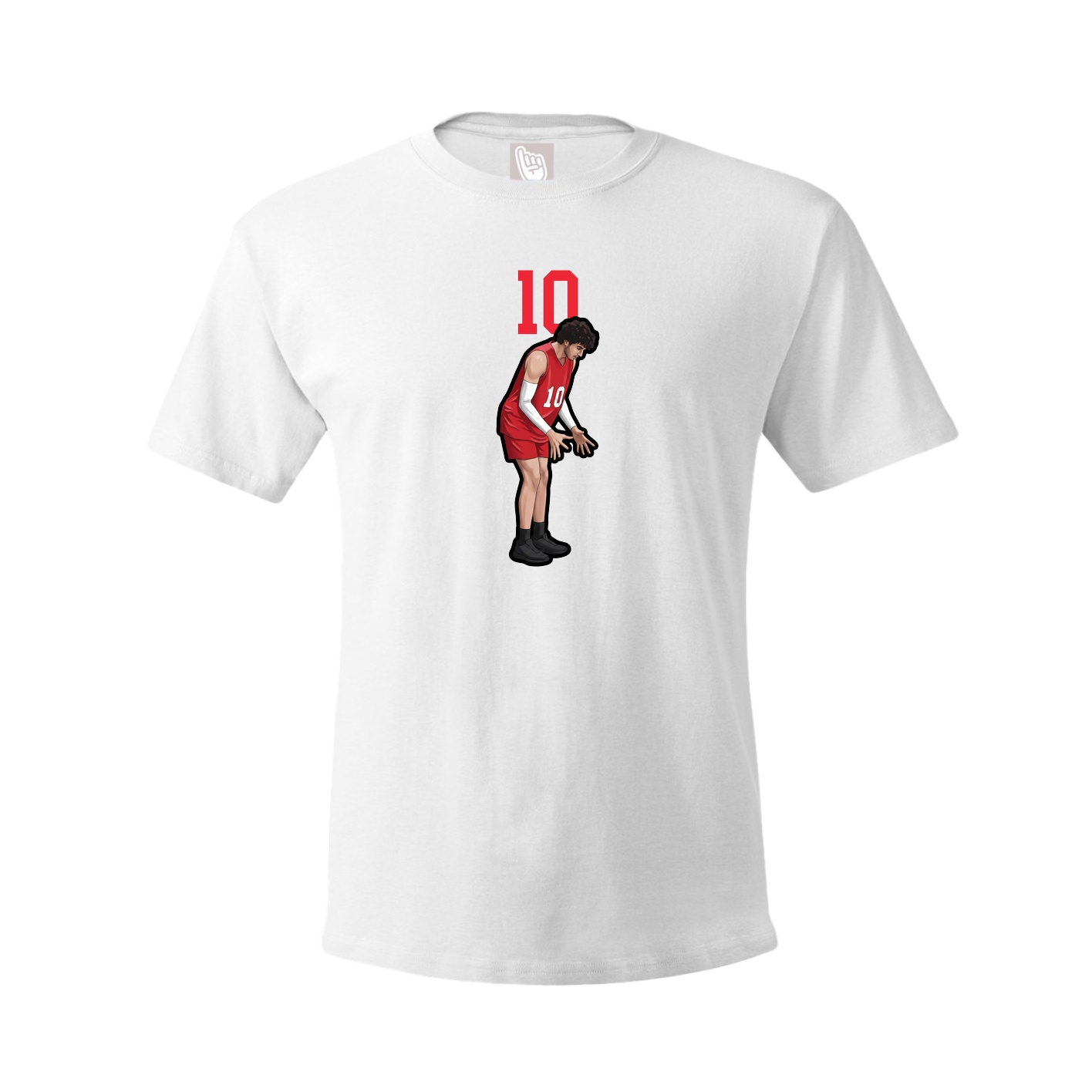Tee — Number Top in White