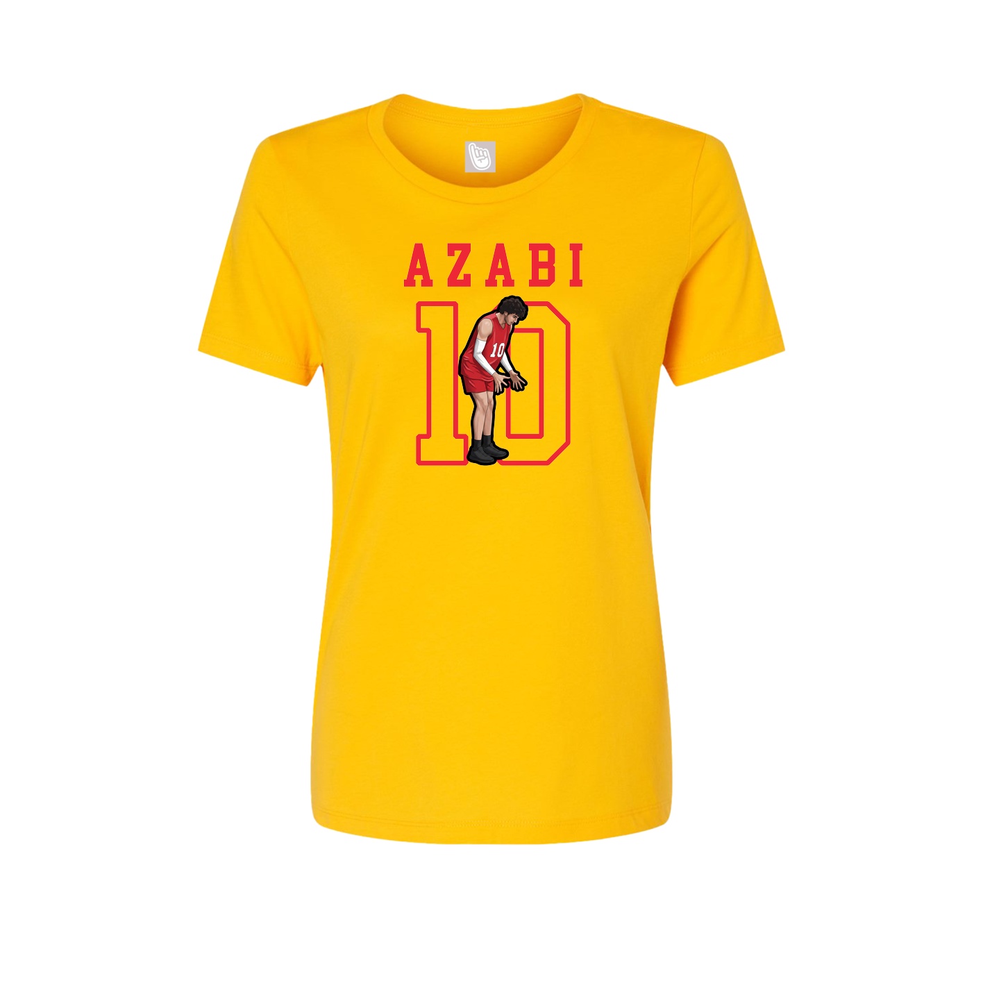 Fitted Women's Tee — Shirsey in Gold