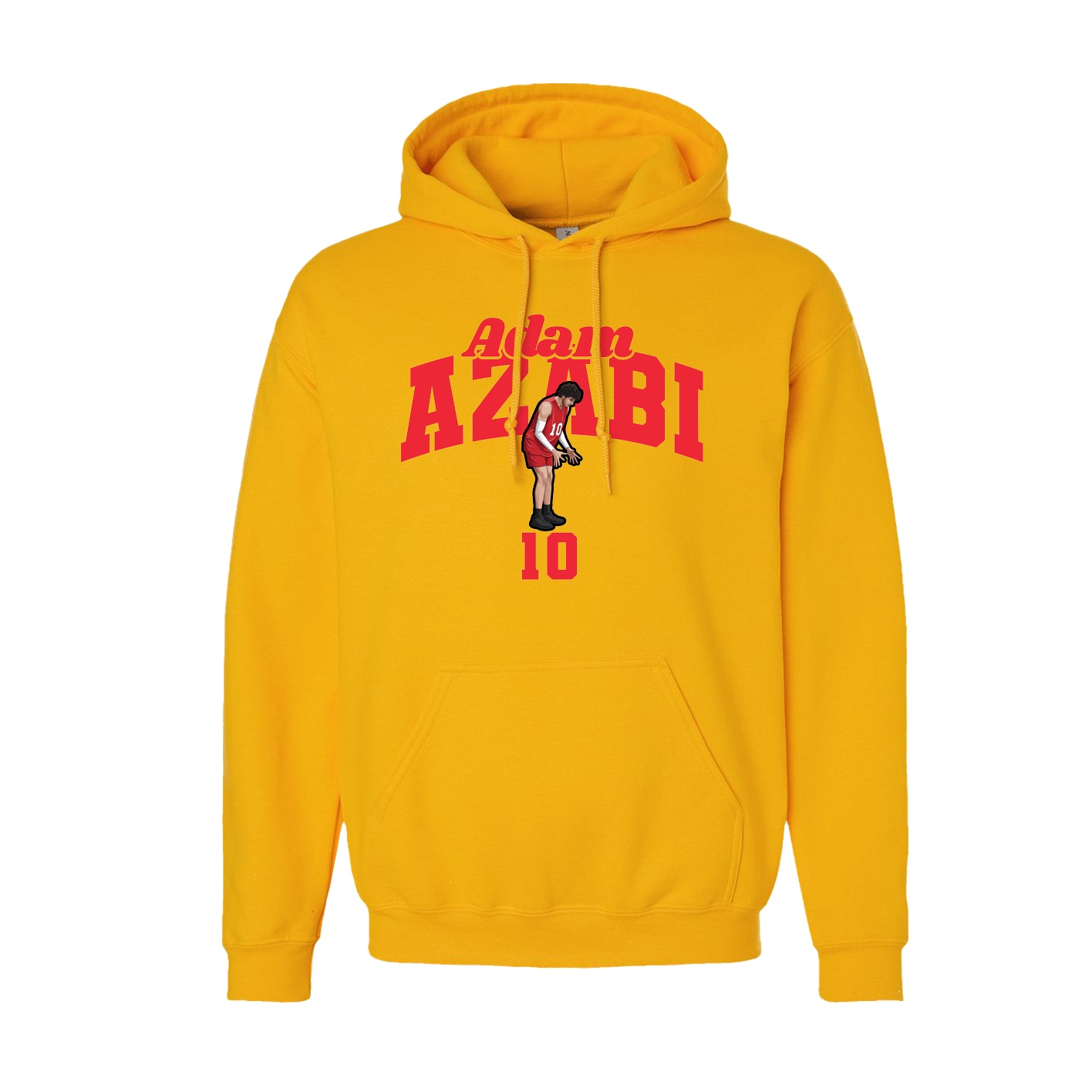 Hoodie — Signature Arch in Gold
