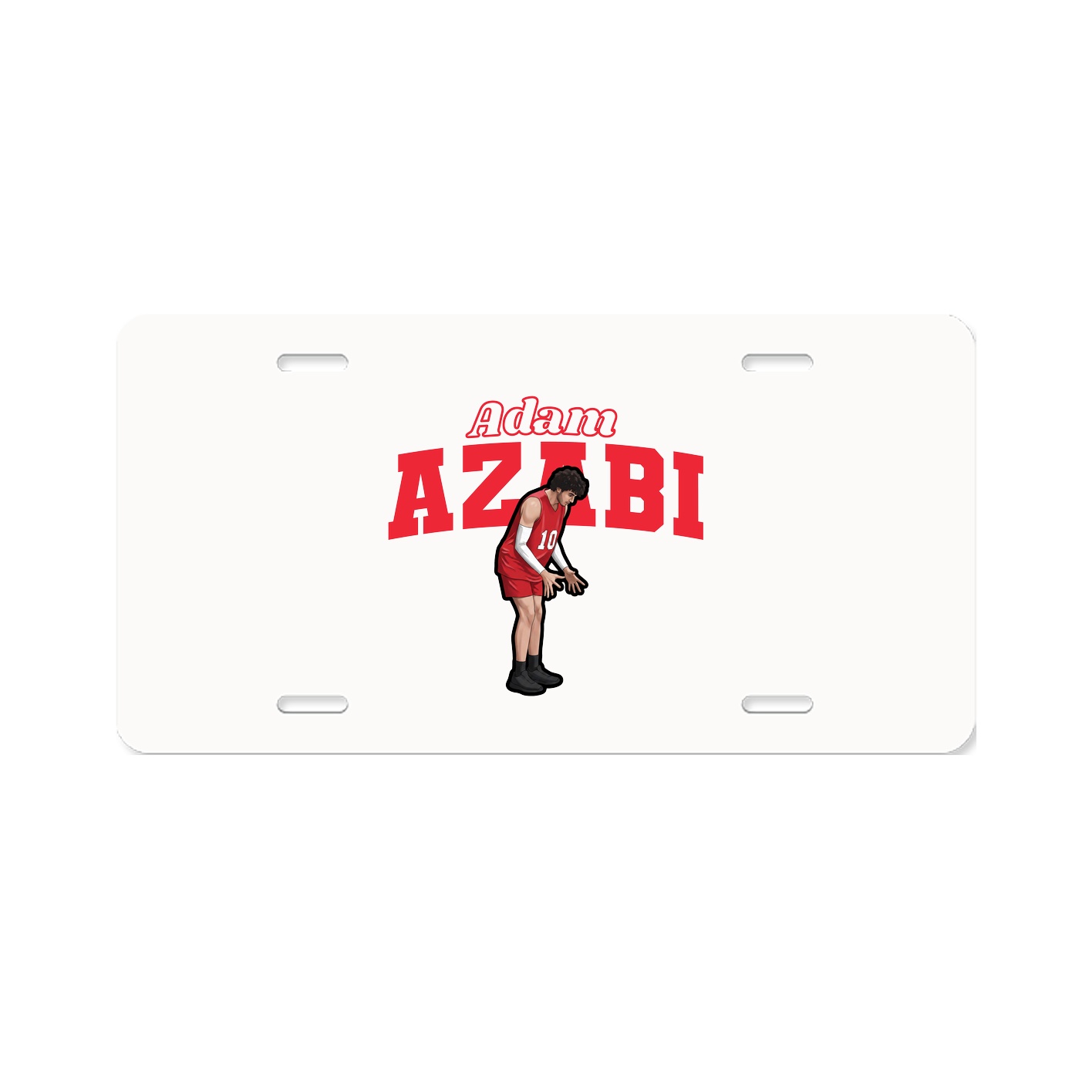 License Plate — Name Arch in Classic