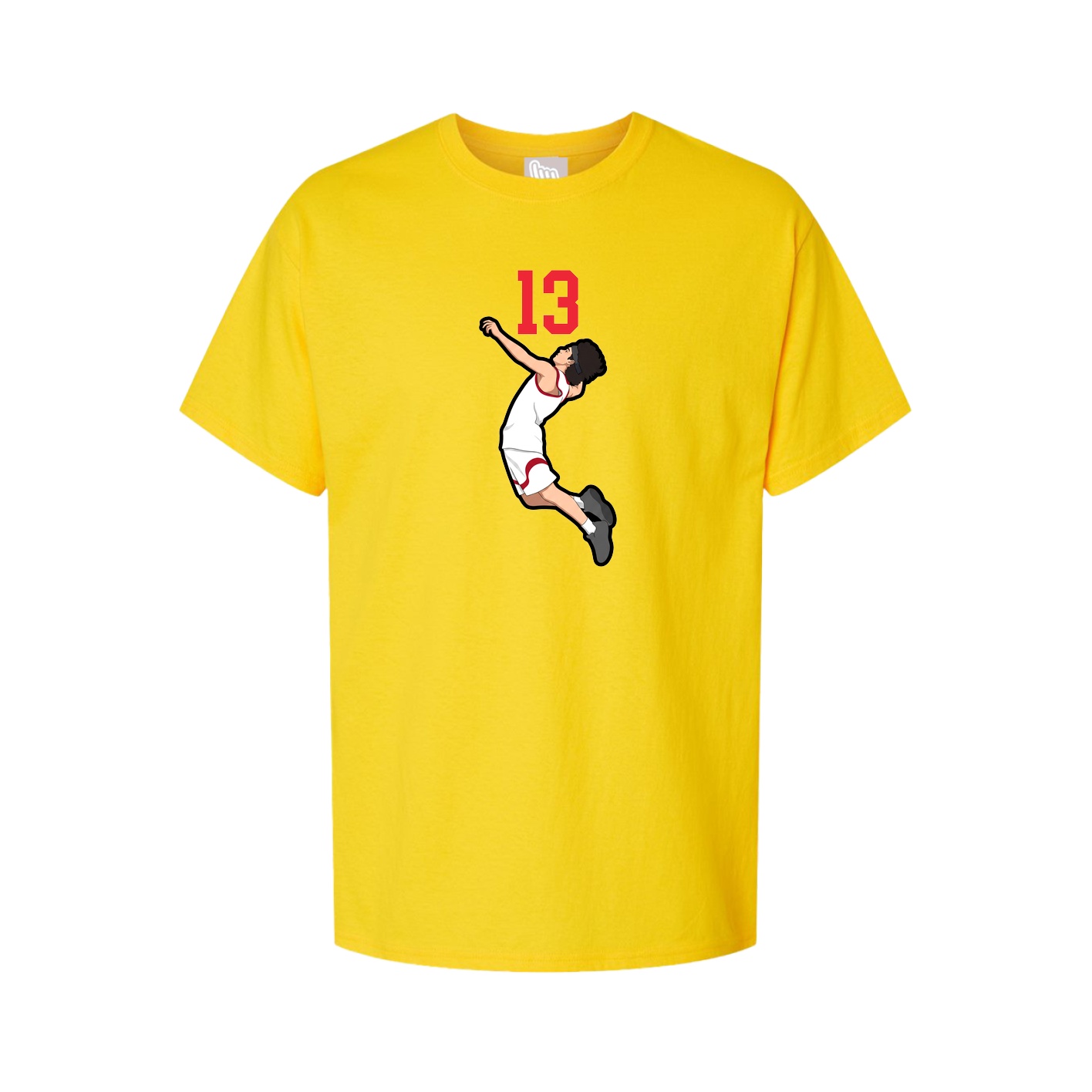 Youth Tee — Number Top in Gold