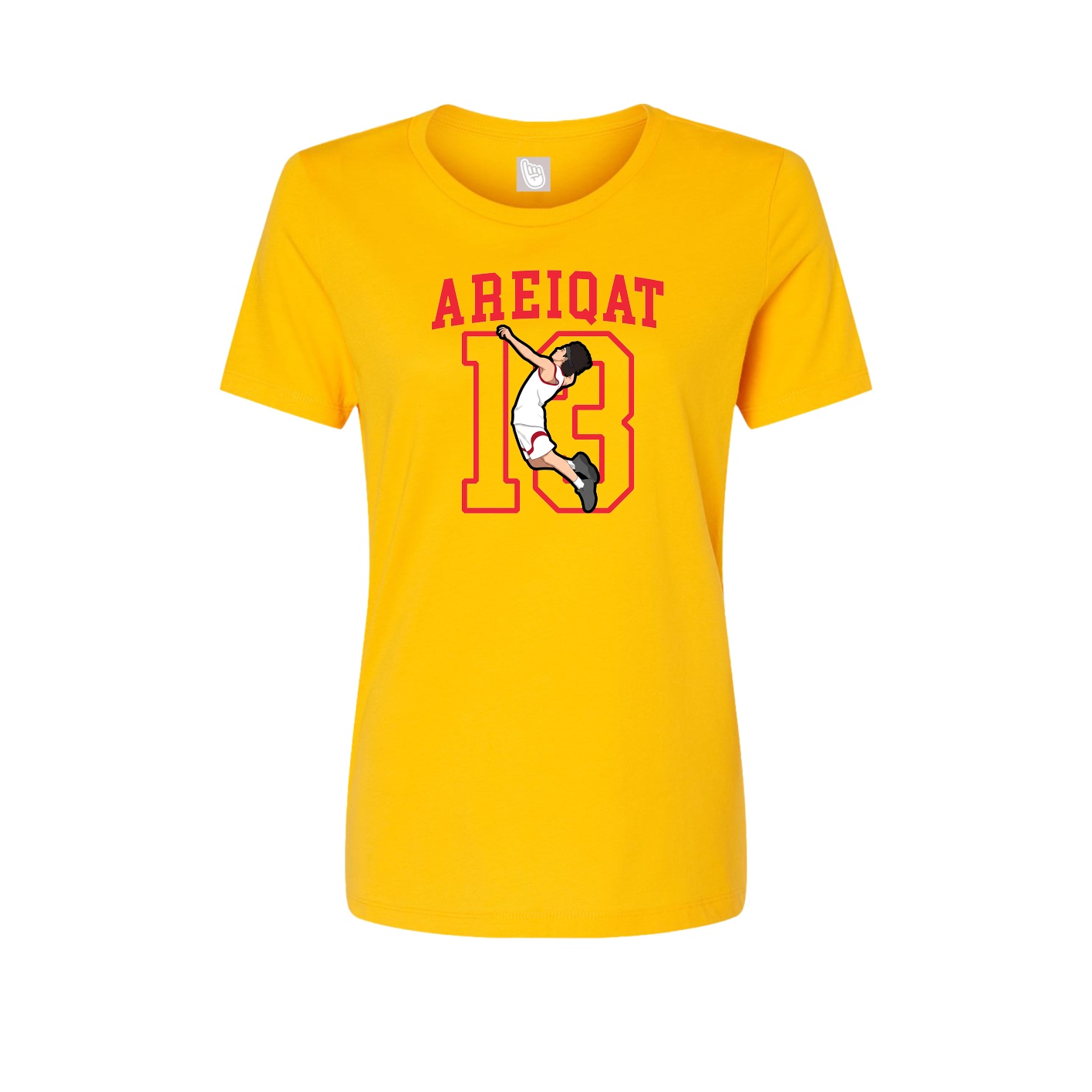 Fitted Women's Tee — Shirsey in Gold