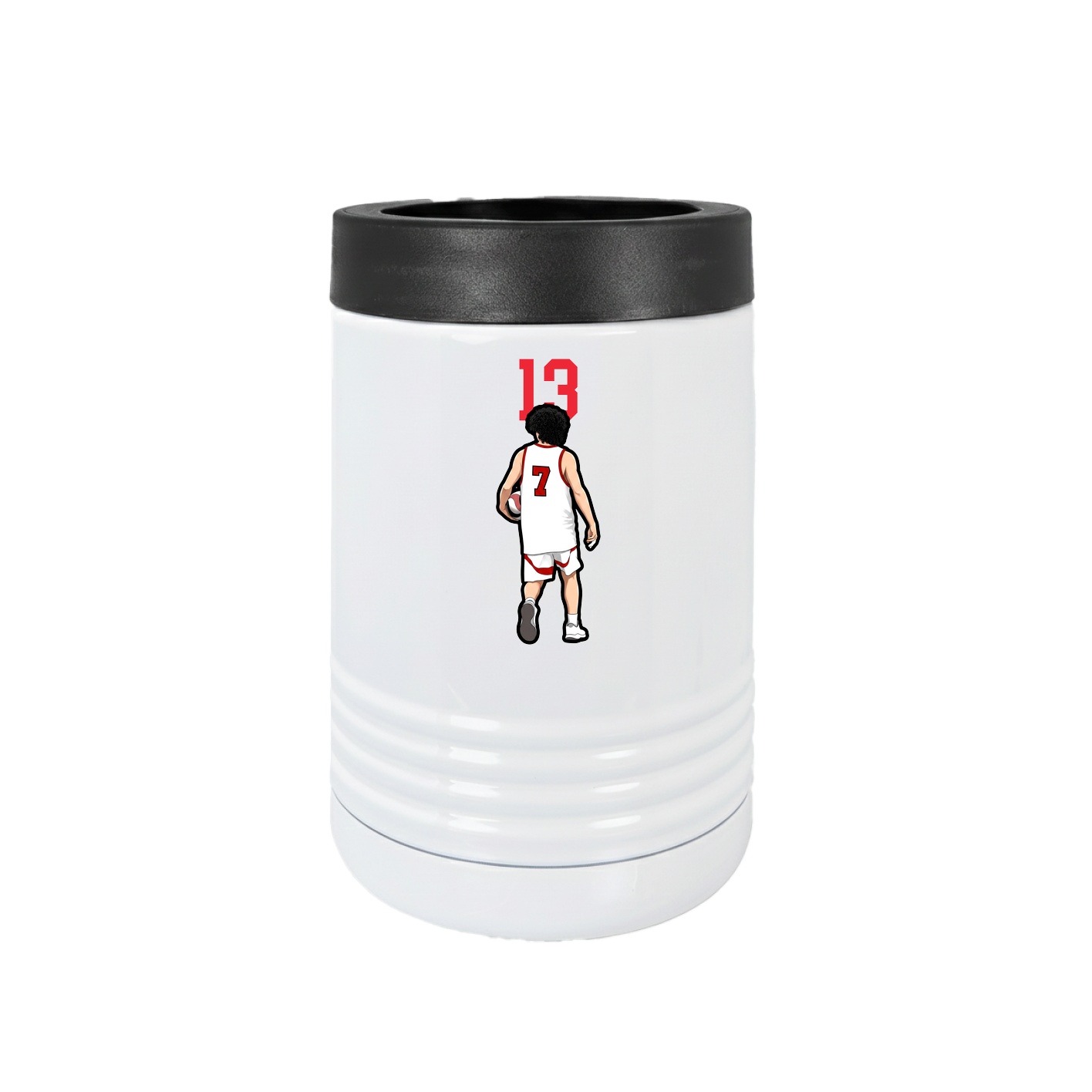 Beverage Holder — Number Top in White
