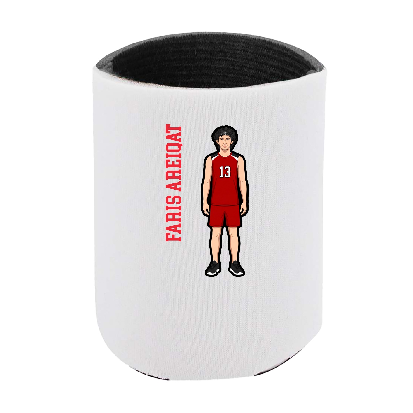 Can Holder — Name Vertical in White
