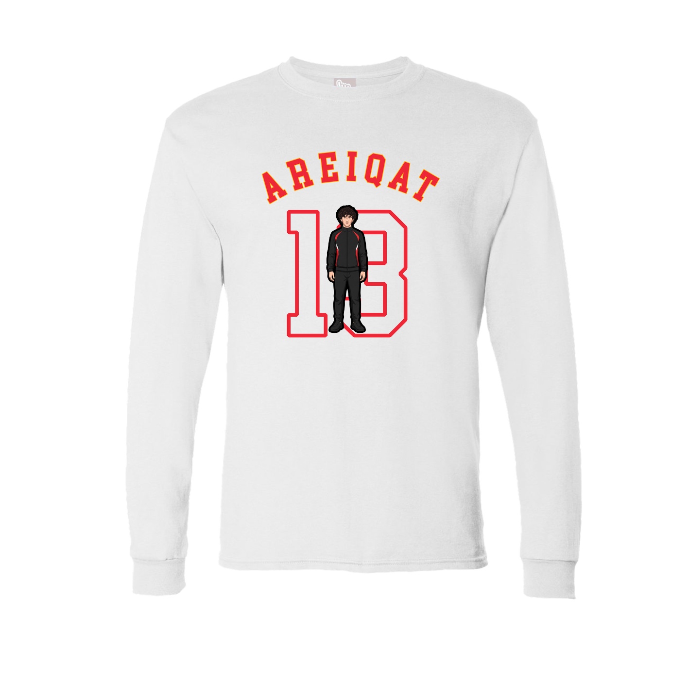 Long Sleeve Tee — Shirsey Arch in White
