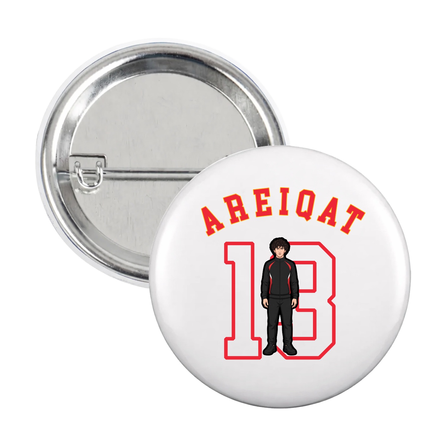 Game Day Button — Shirsey Arch in White