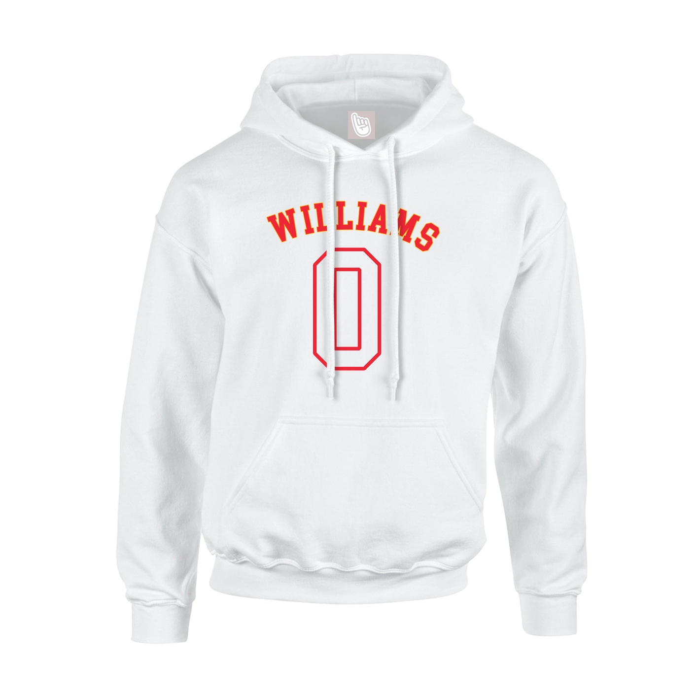 Youth Hoodie — Shirsey Arch in White