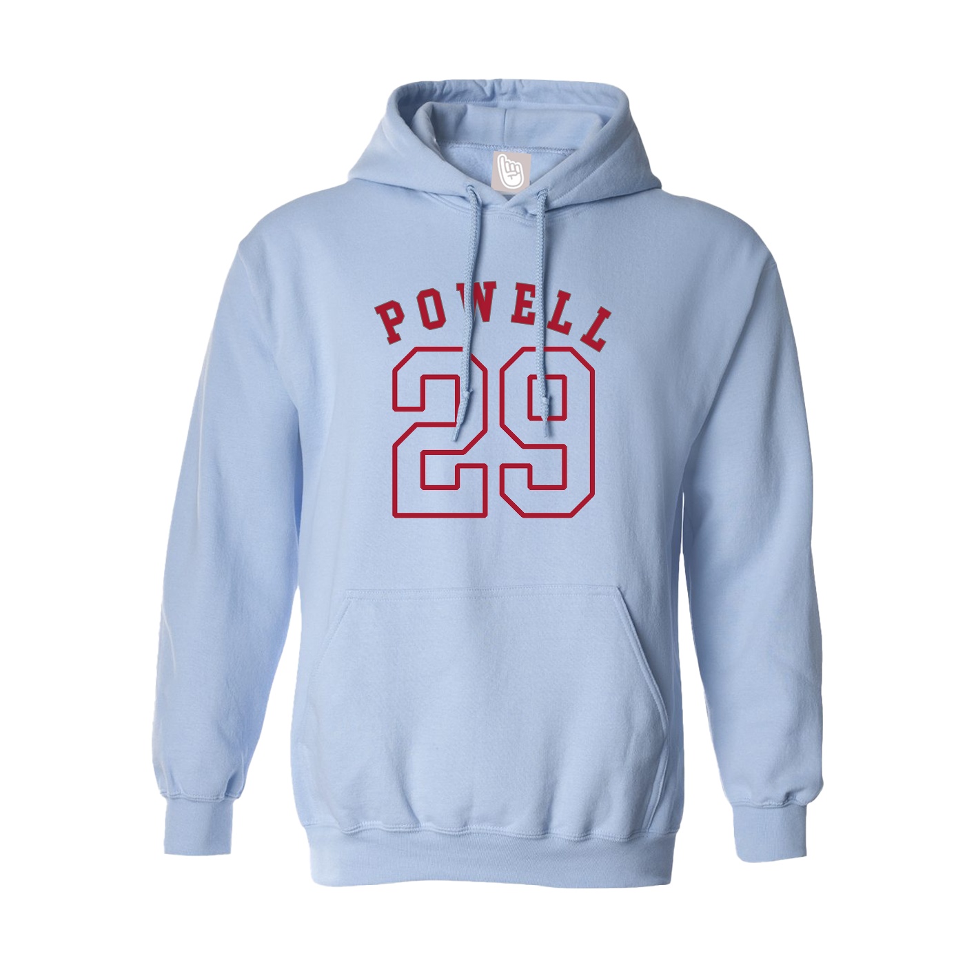 Hoodie — Shirsey Arch in Light Blue