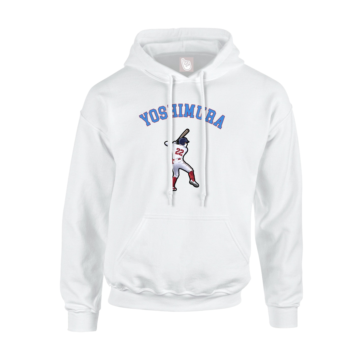 Youth Hoodie — Shirsey Arch in White