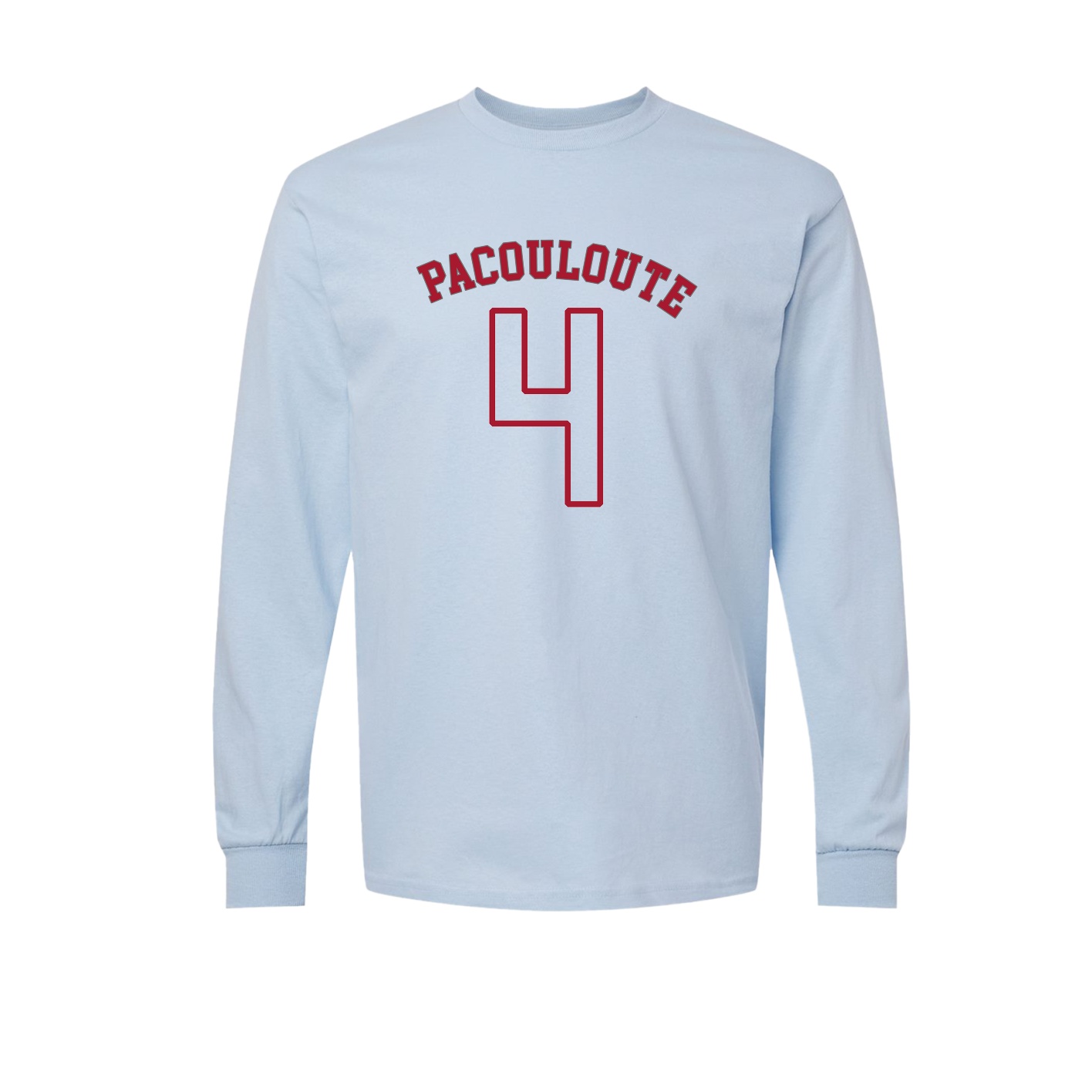 Long Sleeve Tee — Shirsey Arch in Light Blue